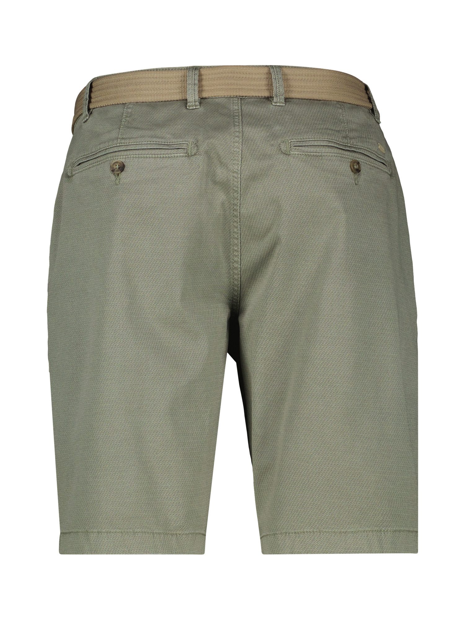 Lerros Bermuda LERROS chino bermuda met riem, in grote maten (set)