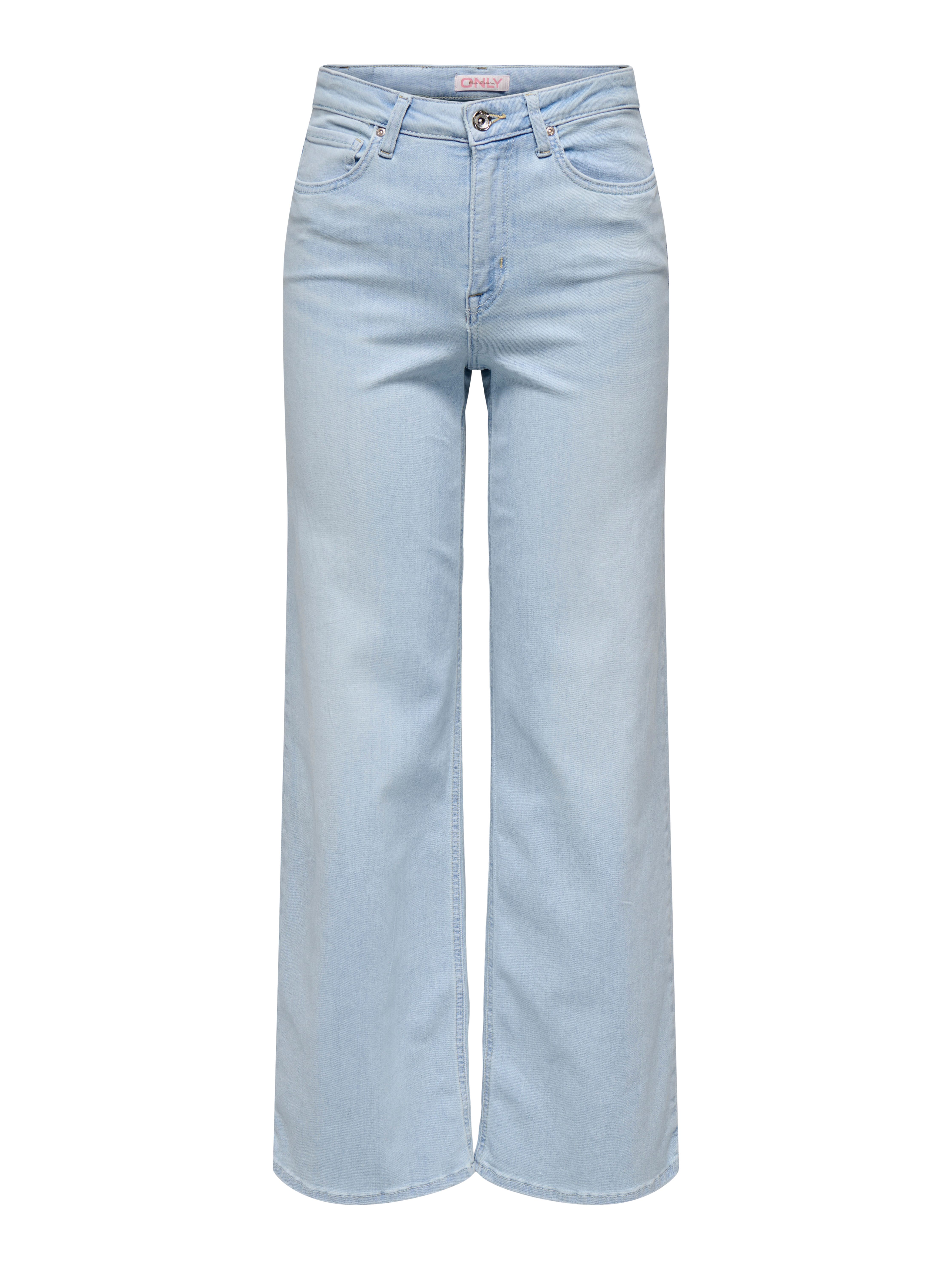 Only High-waist jeans ONLMADISON BLUSH HW WIDE DNM CRO495 NOOS