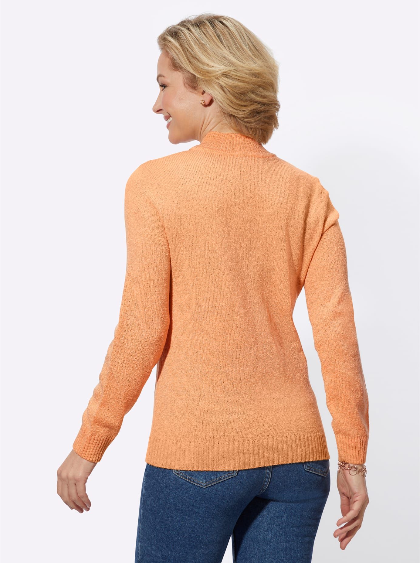 Classic Basics Trui met staande kraag Trui