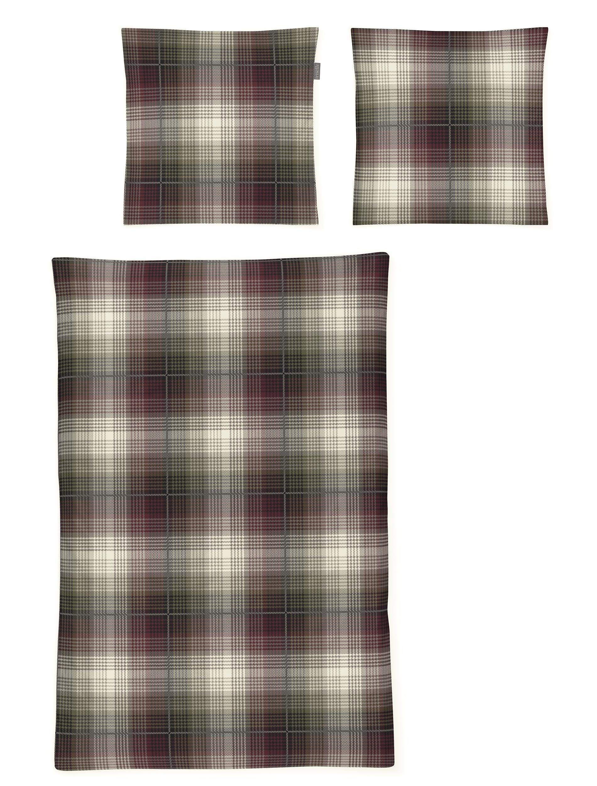 Irisette Beddengoed Sky 8501 elegant en van hoge kwaliteit dekbedovertrekken rood