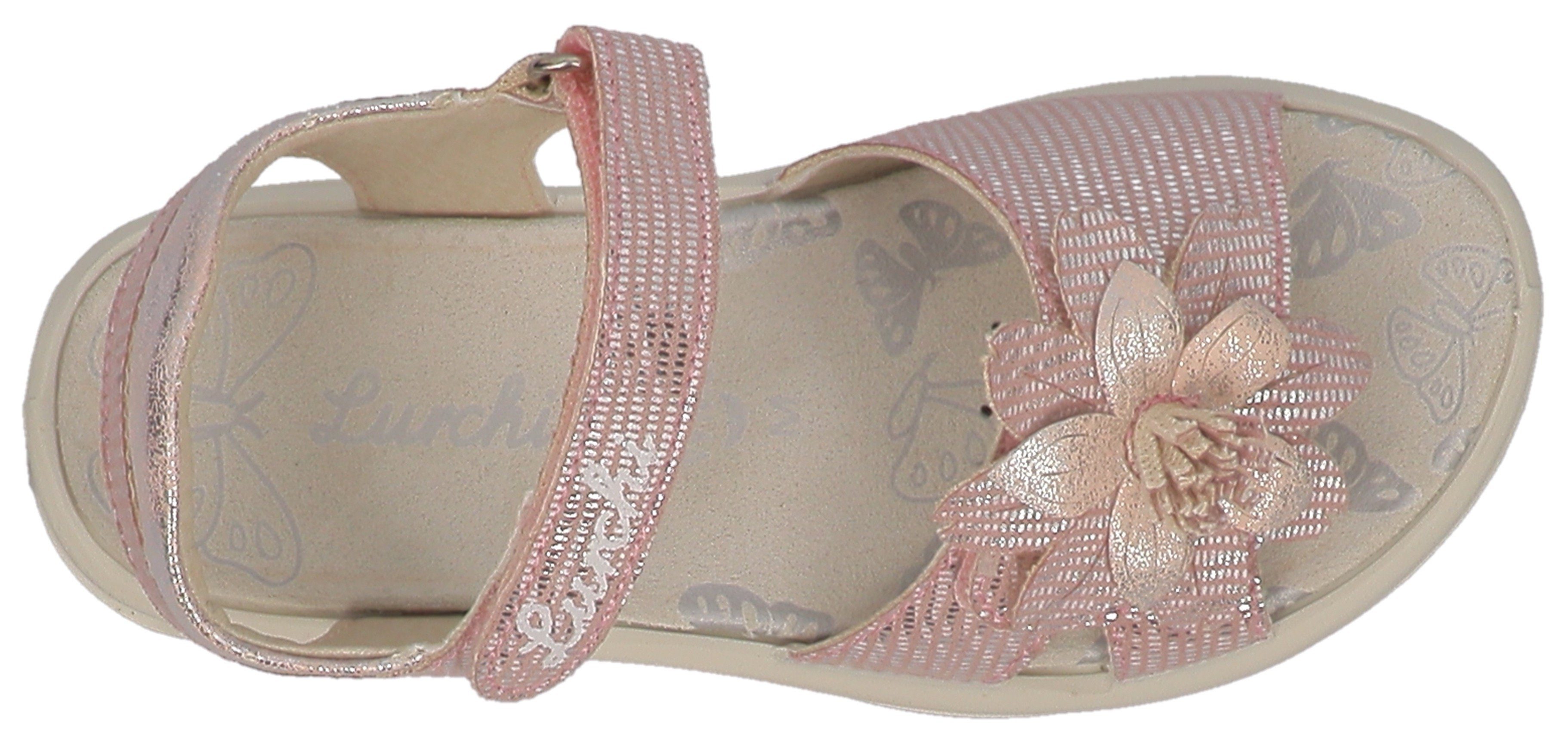 Lurchi Sandalen FLORA , sandaaltjes met klittenbandsluitingen, maat sjabloon te downloaden