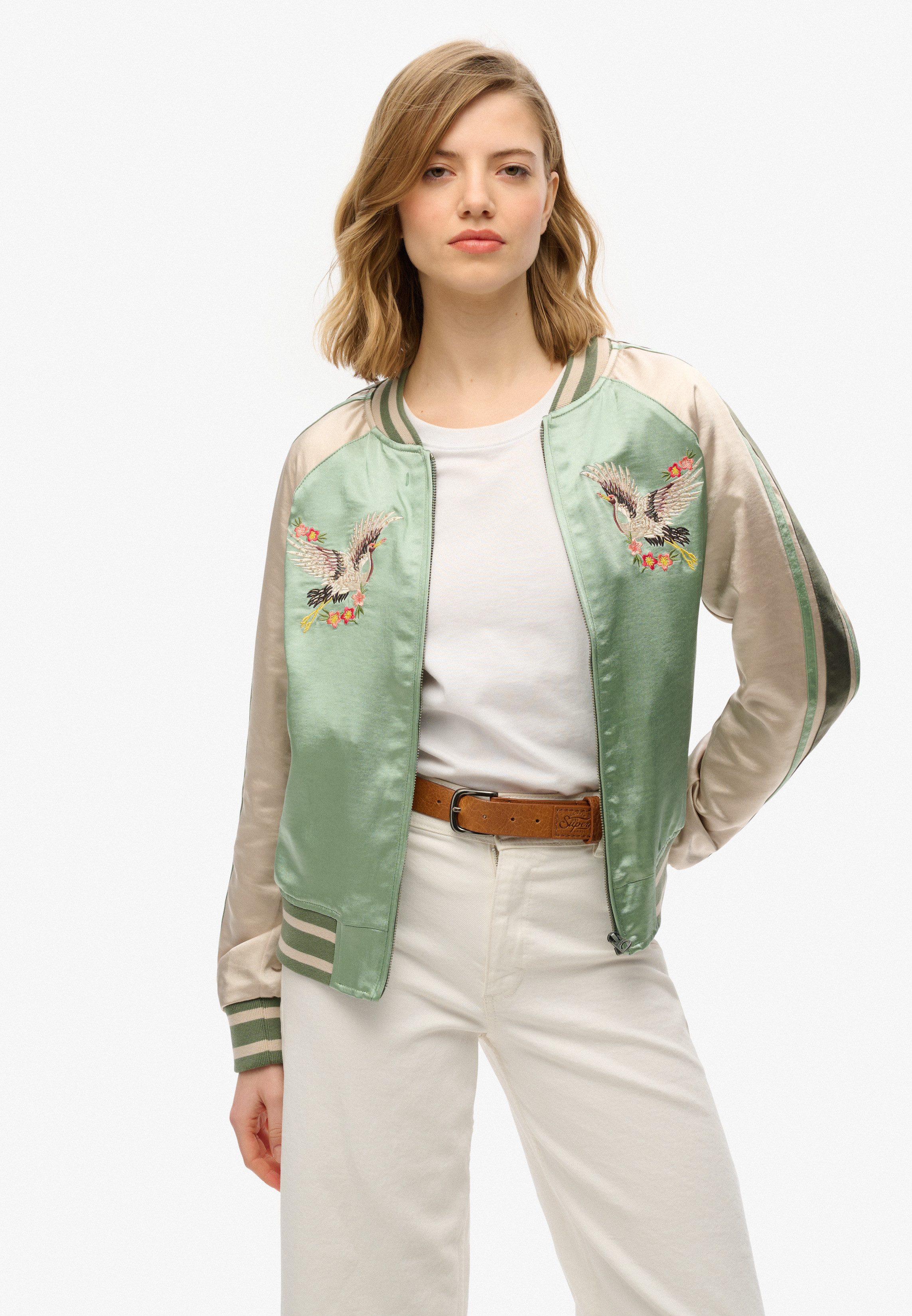 Superdry Bomberjack SUIKAJAN EMBROIDERED BOMBER