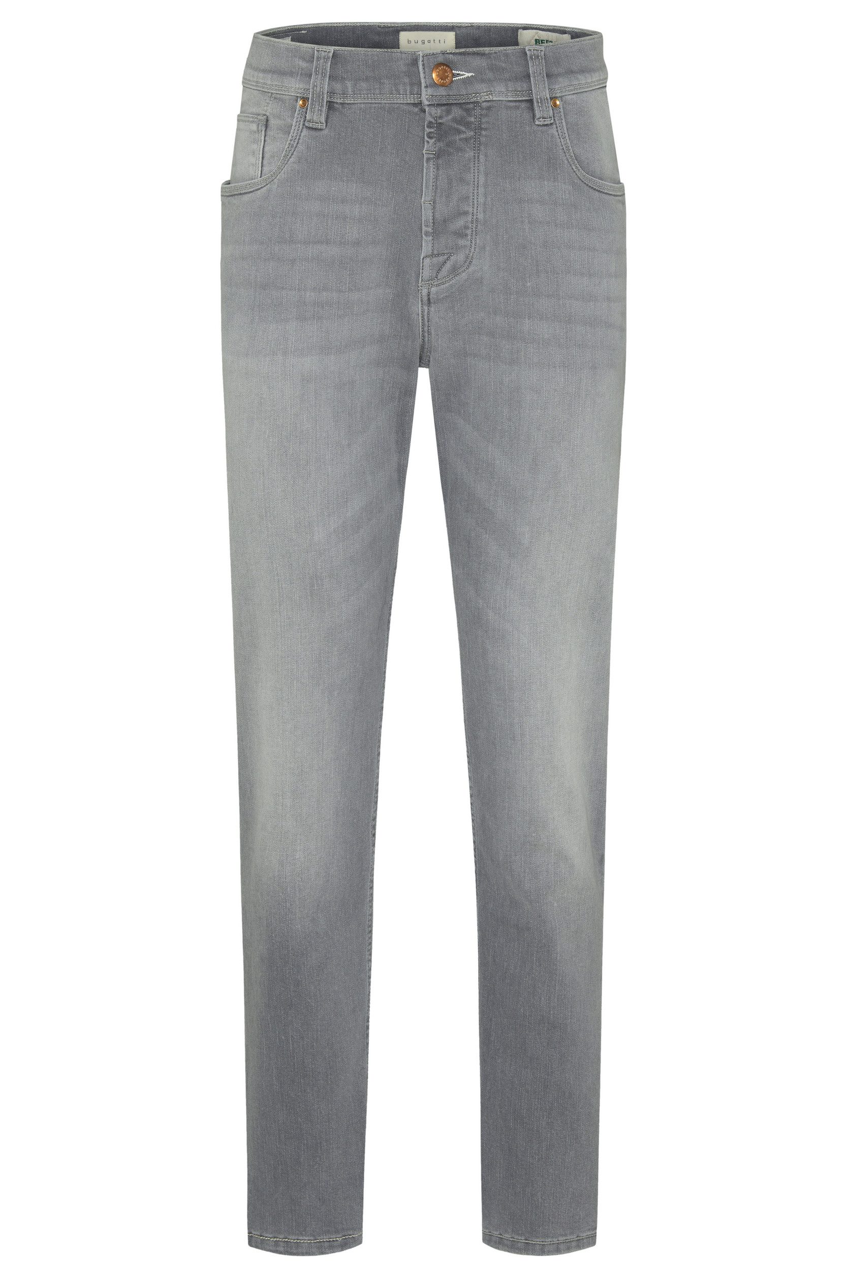 Bugatti 5-pocket jeans van elastisch katoen heren jeans maat 36 grijs