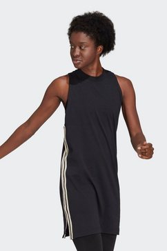 adidas performance mini-jurk adidas sportswear recycled cotton tankjurk zwart