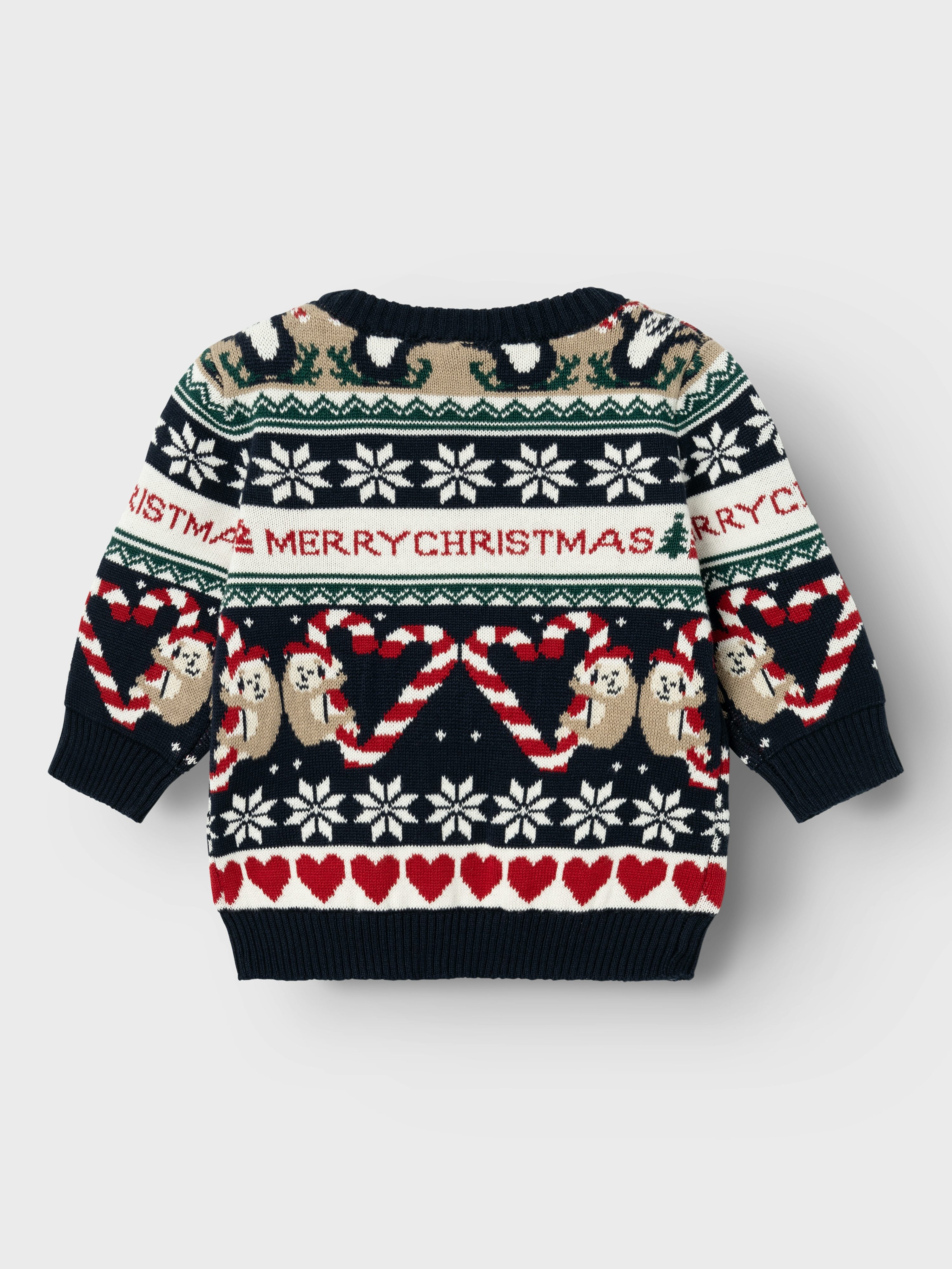 Name It Kersttrui NBNRILLE LS KNIT