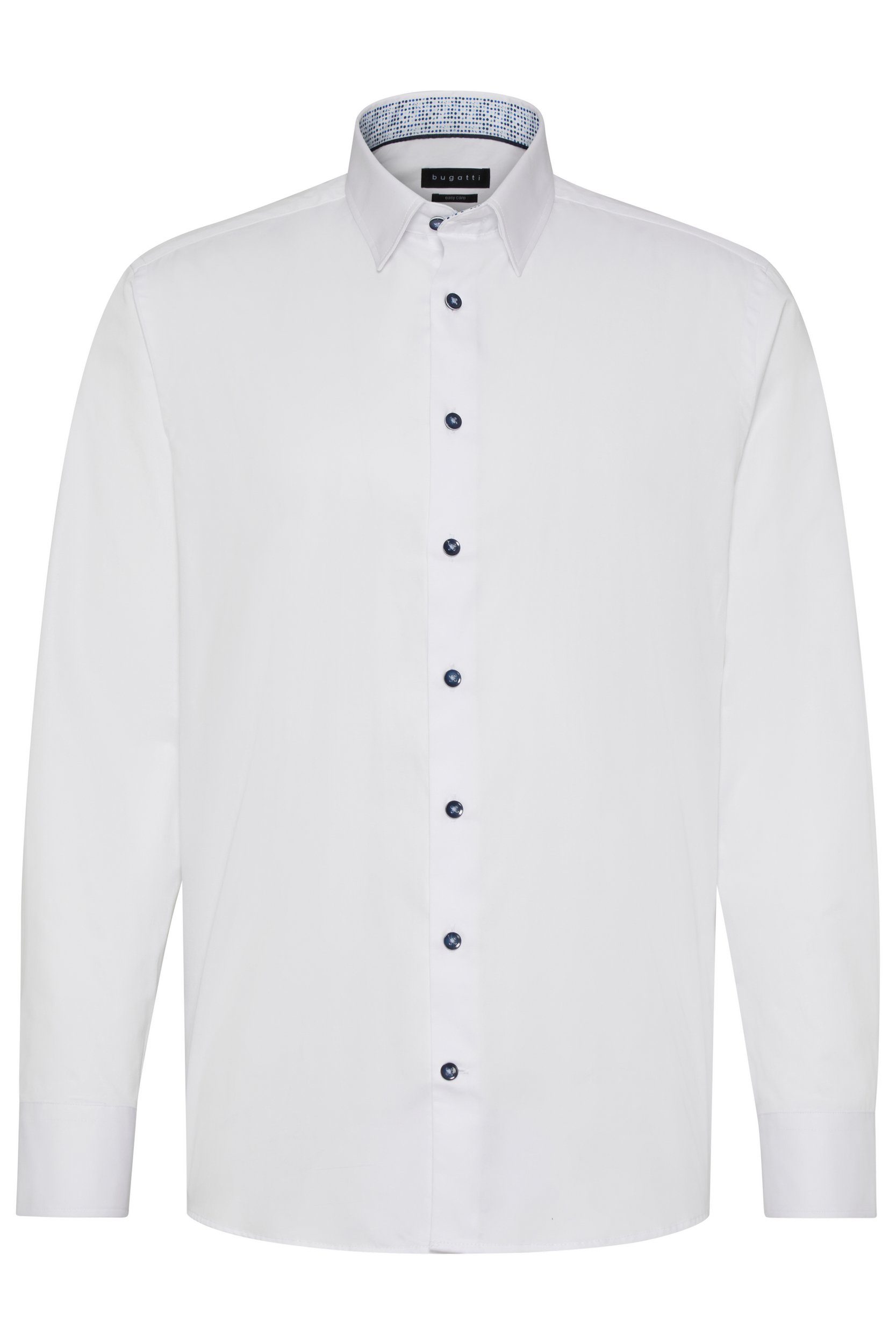 Bugatti Overhemd met lange mouwen met under-button-down
