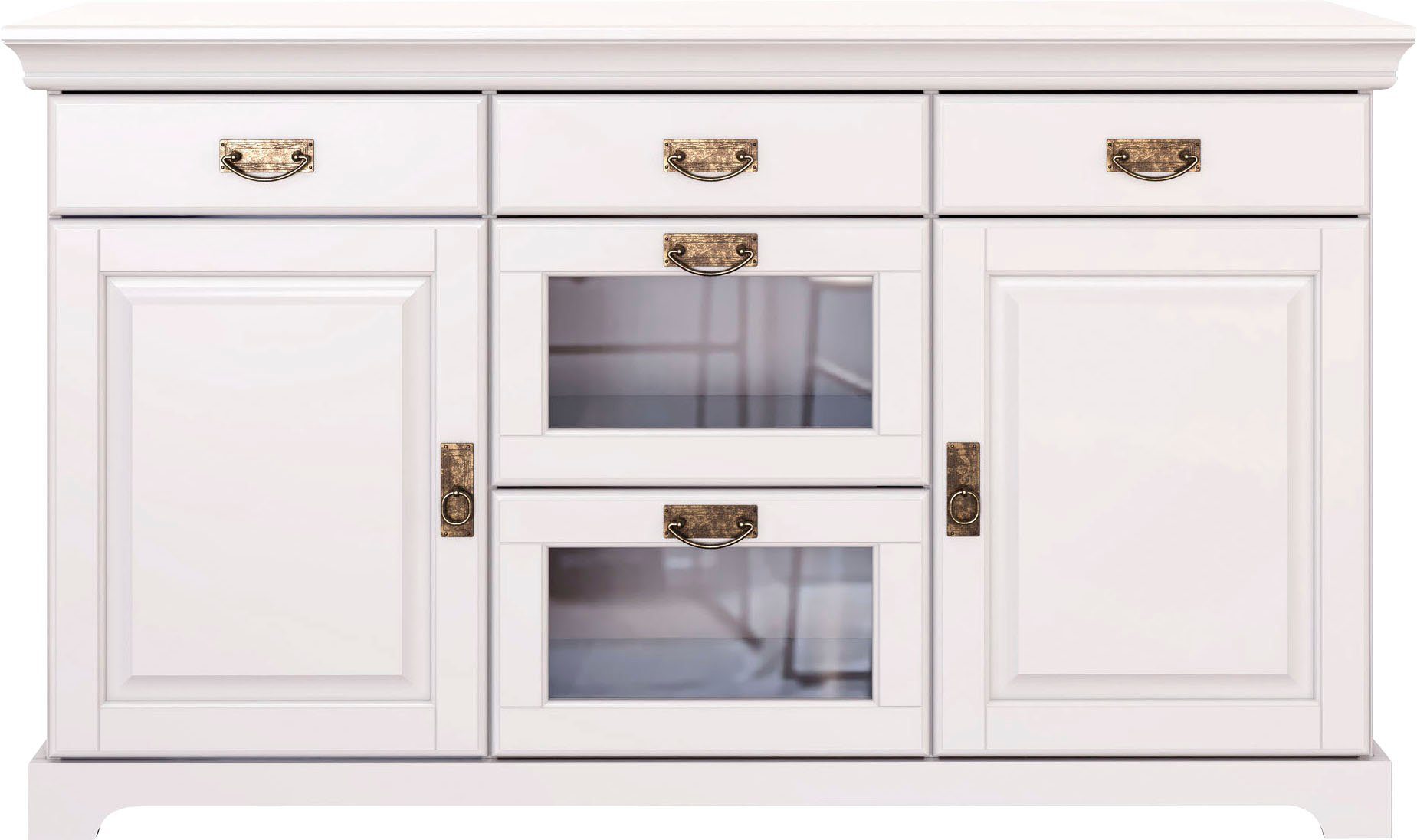 Home affaire Dressoir Rügen Commode van massief dennenhout, FSC®, breedte 145 of 180 cm