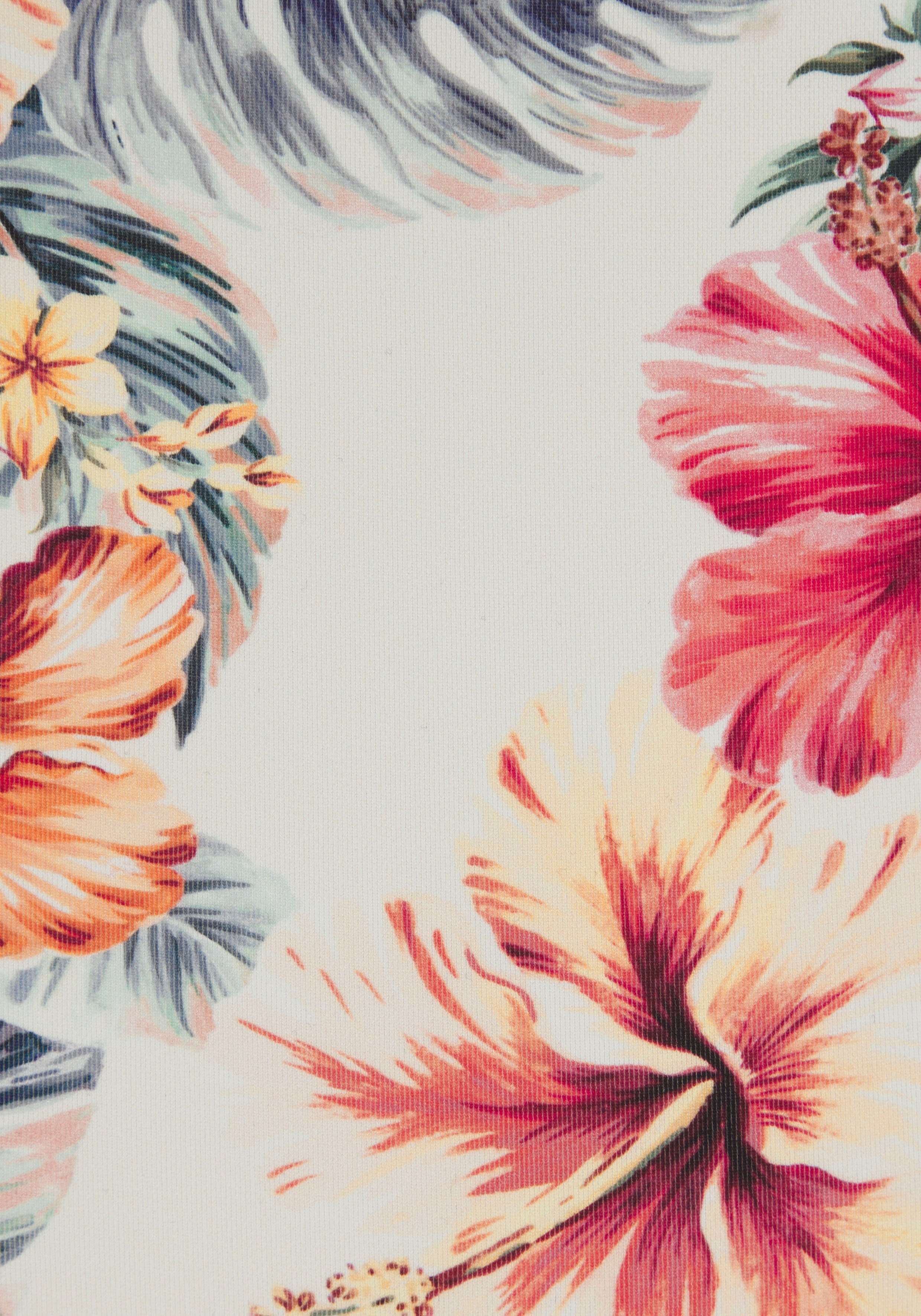Lascana Bikinibroekje Salsa zijdelings verstelbaar en met geweldige bloemenprint