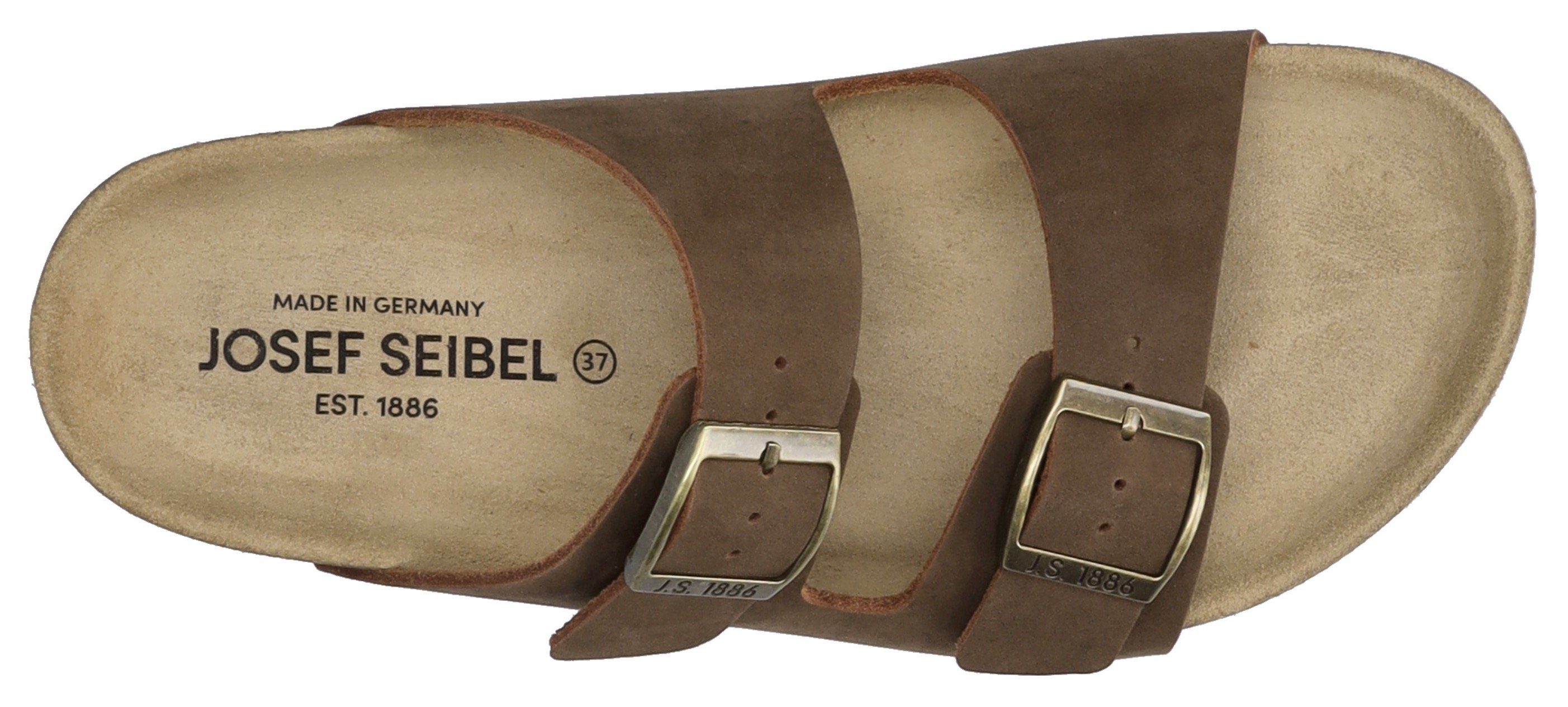 Josef Seibel Slippers Hermine 01 plateau sandaal, zomerschoen, pantoffel met comfortabel voetbed