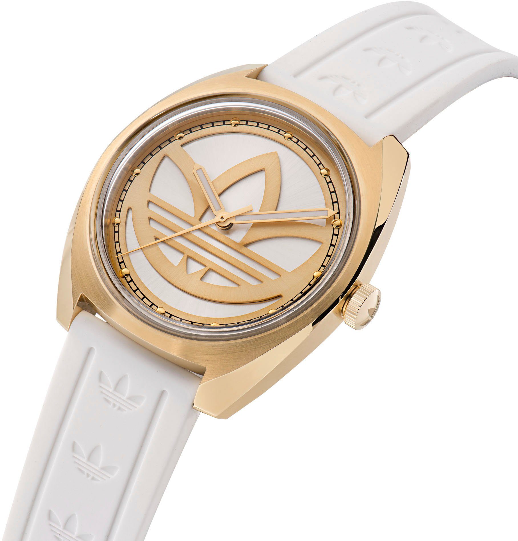 adidas Originals Kwartshorloge EDITION ONE Polshorloge, dames, herenhorloge, unisex, analoog, leren band