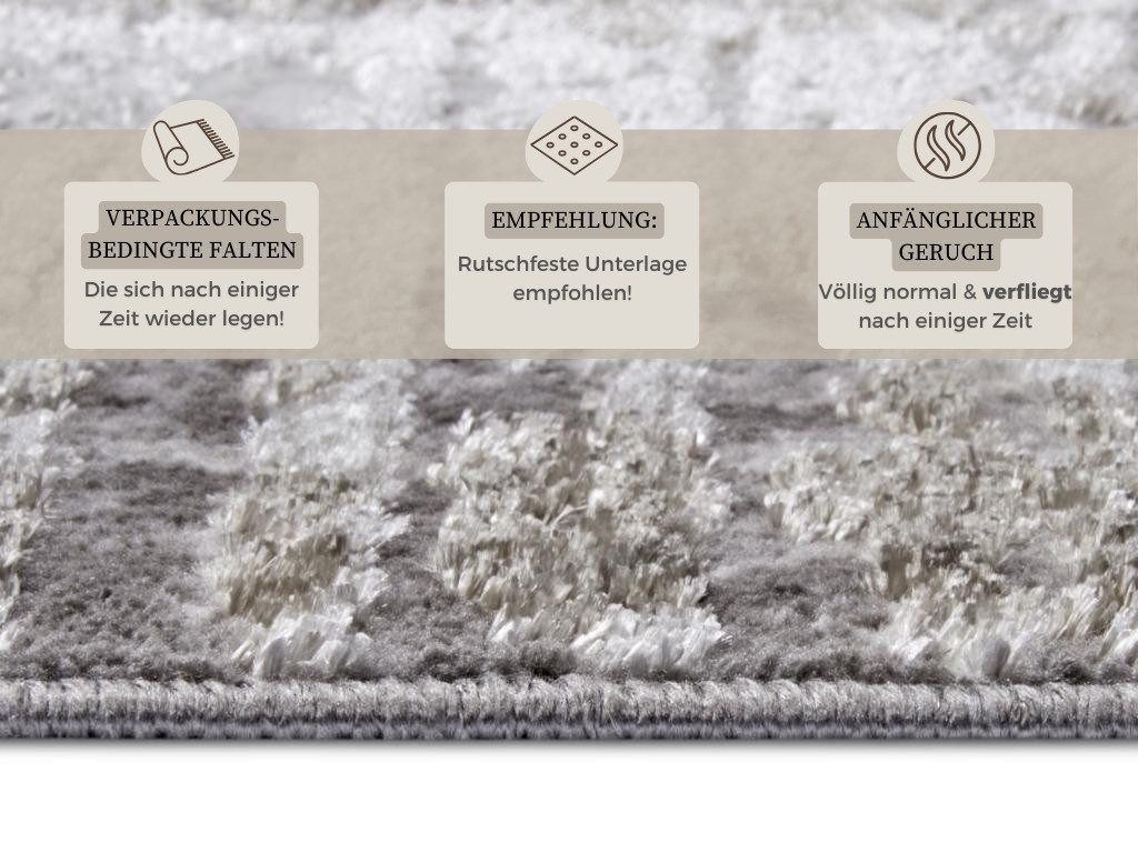 HANSE Home Vloerkleed Abstract slijtvast, onderhoudsvriendelijk, robuust, glanzend