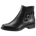 tamaris chelsea-boots in dandy-stijl zwart