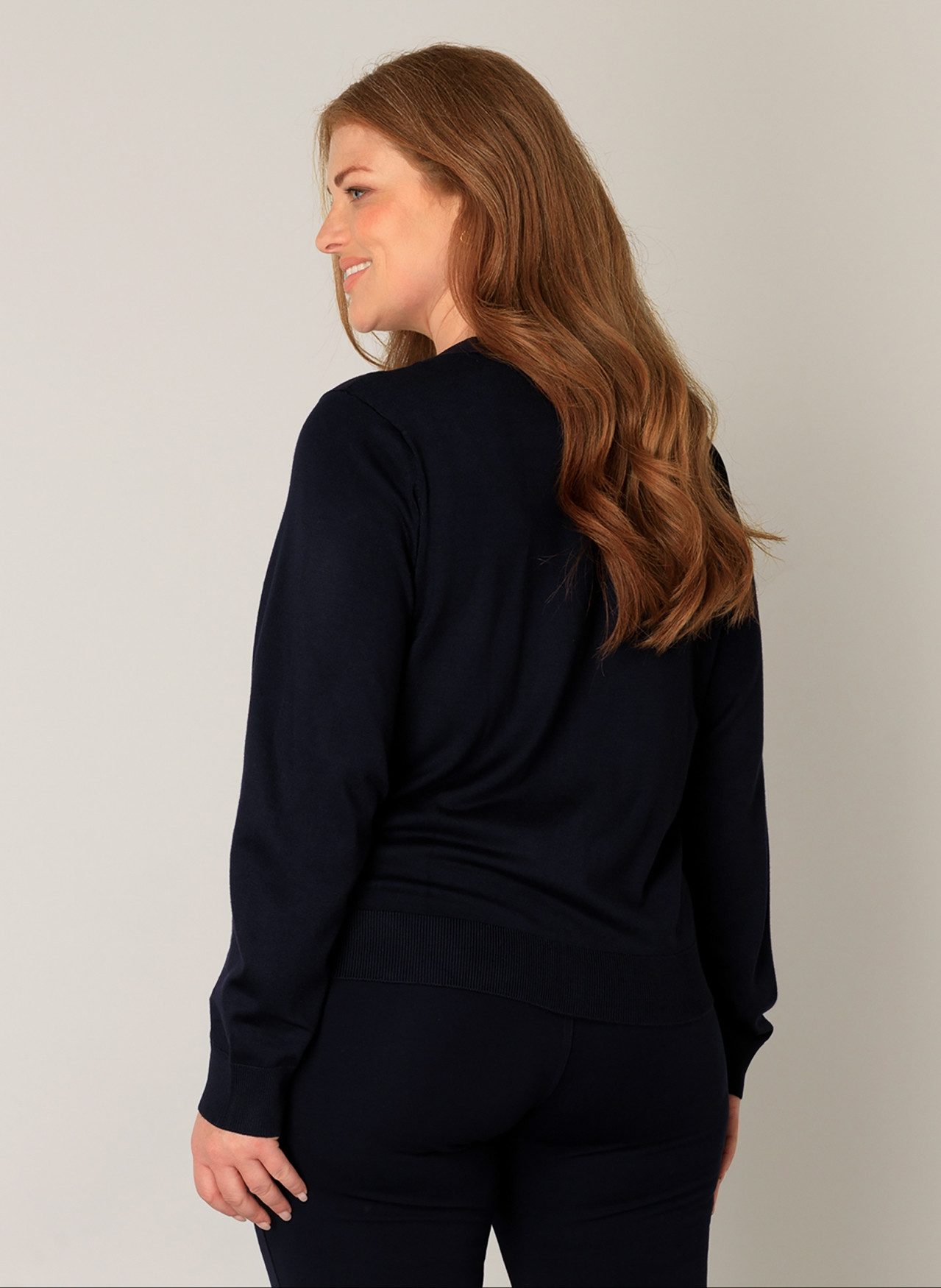 Base Level Curvy Cardigan BAS-YVONNE
