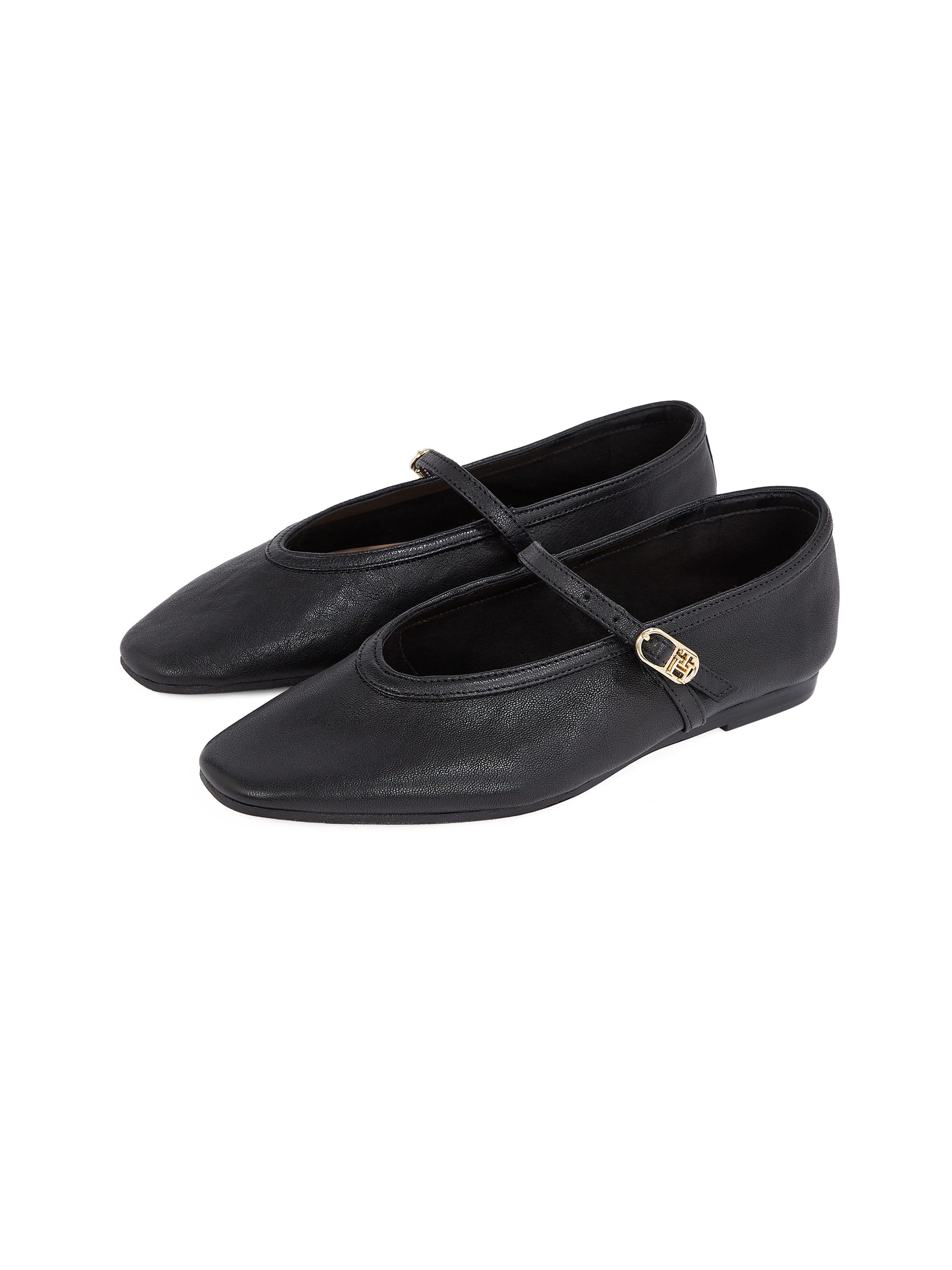 Tommy Hilfiger Ballerina's met riempje BALLERINA MARYJANE SOFT LEATHER zakelijke schoen, flats,...