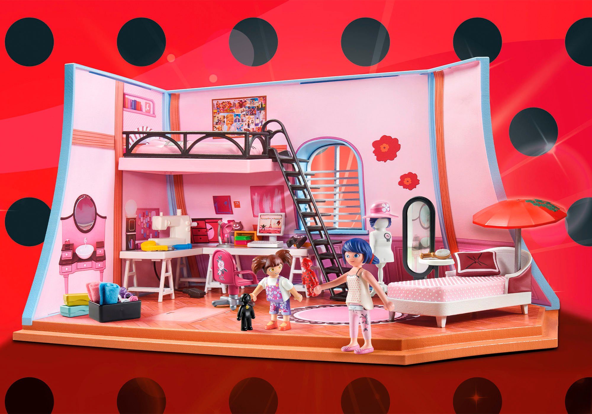 Playmobil® Constructie-speelset Miraculous: Marinettes loft (71334), Miraculous (73-delig)