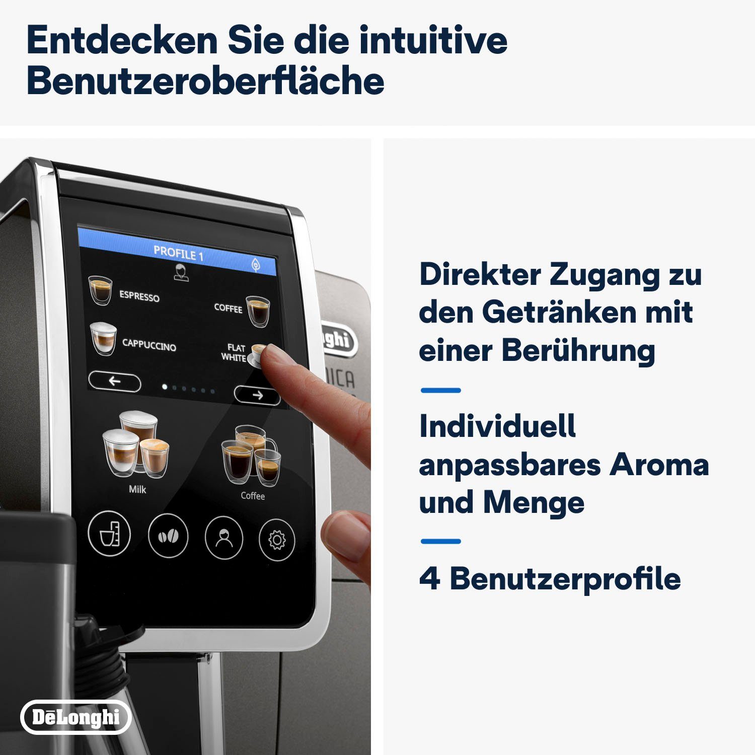De'Longhi Volautomatisch koffiezetapparaat Dinamica Plus ECAM 380.95.TB