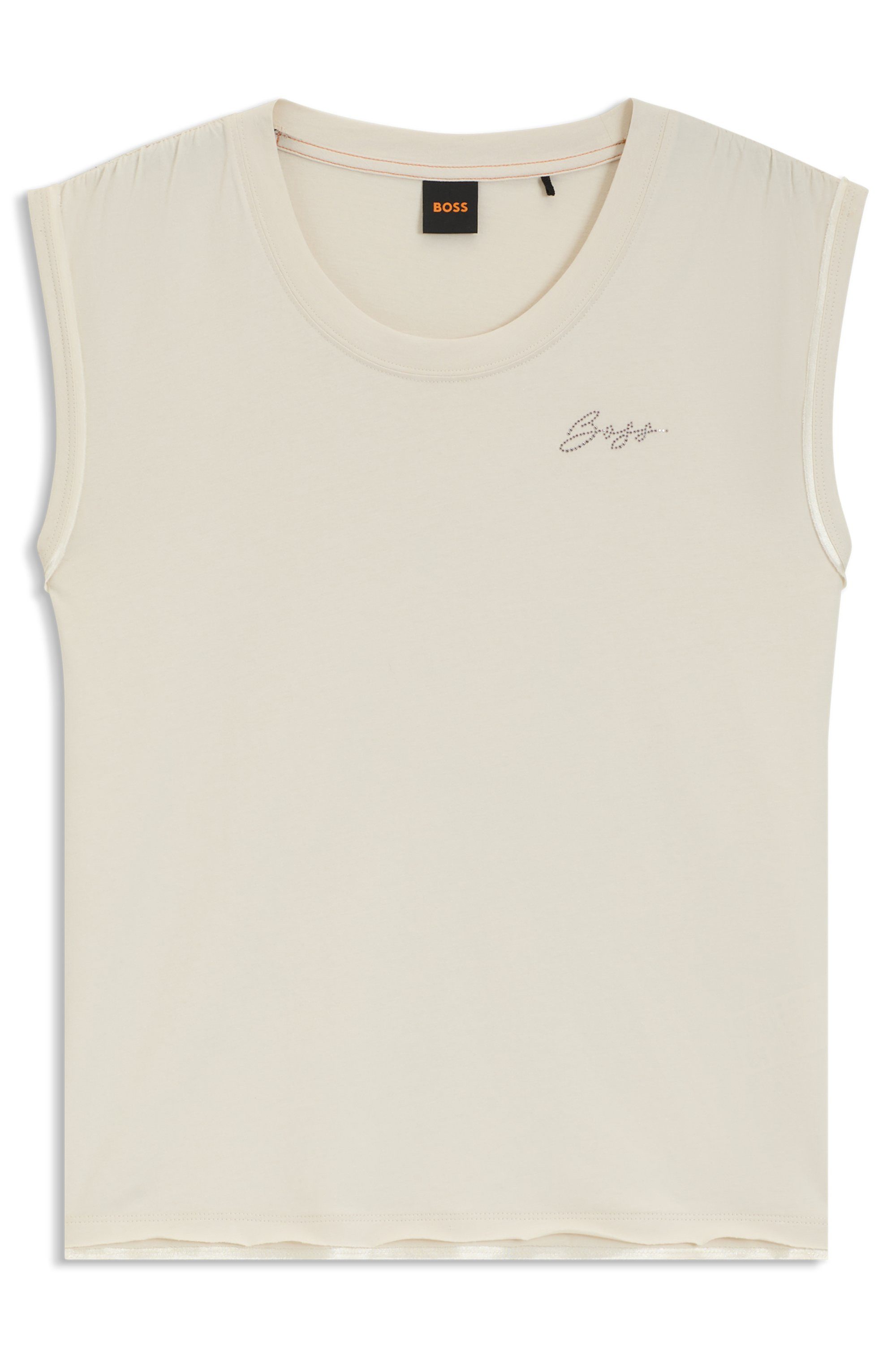Boss Orange Shirt met ronde hals Elai premium damesmode