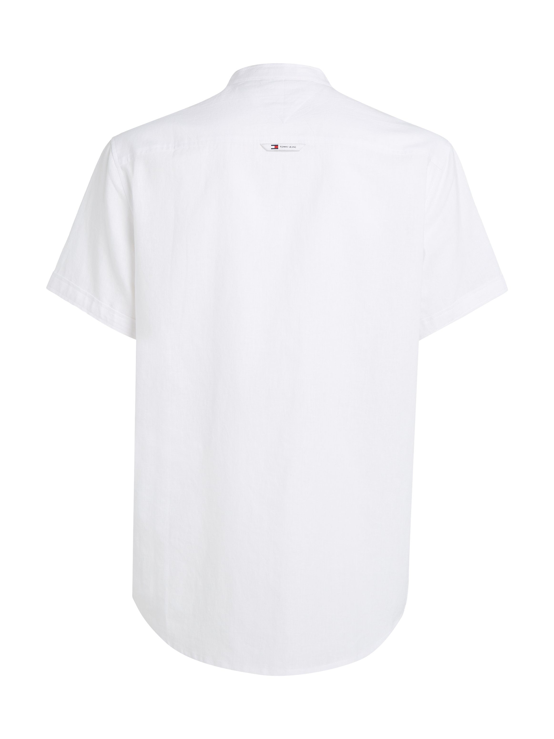TOMMY JEANS Overhemd met korte mouwen TJM REG MAO LINEN BLEND SS SHIRT