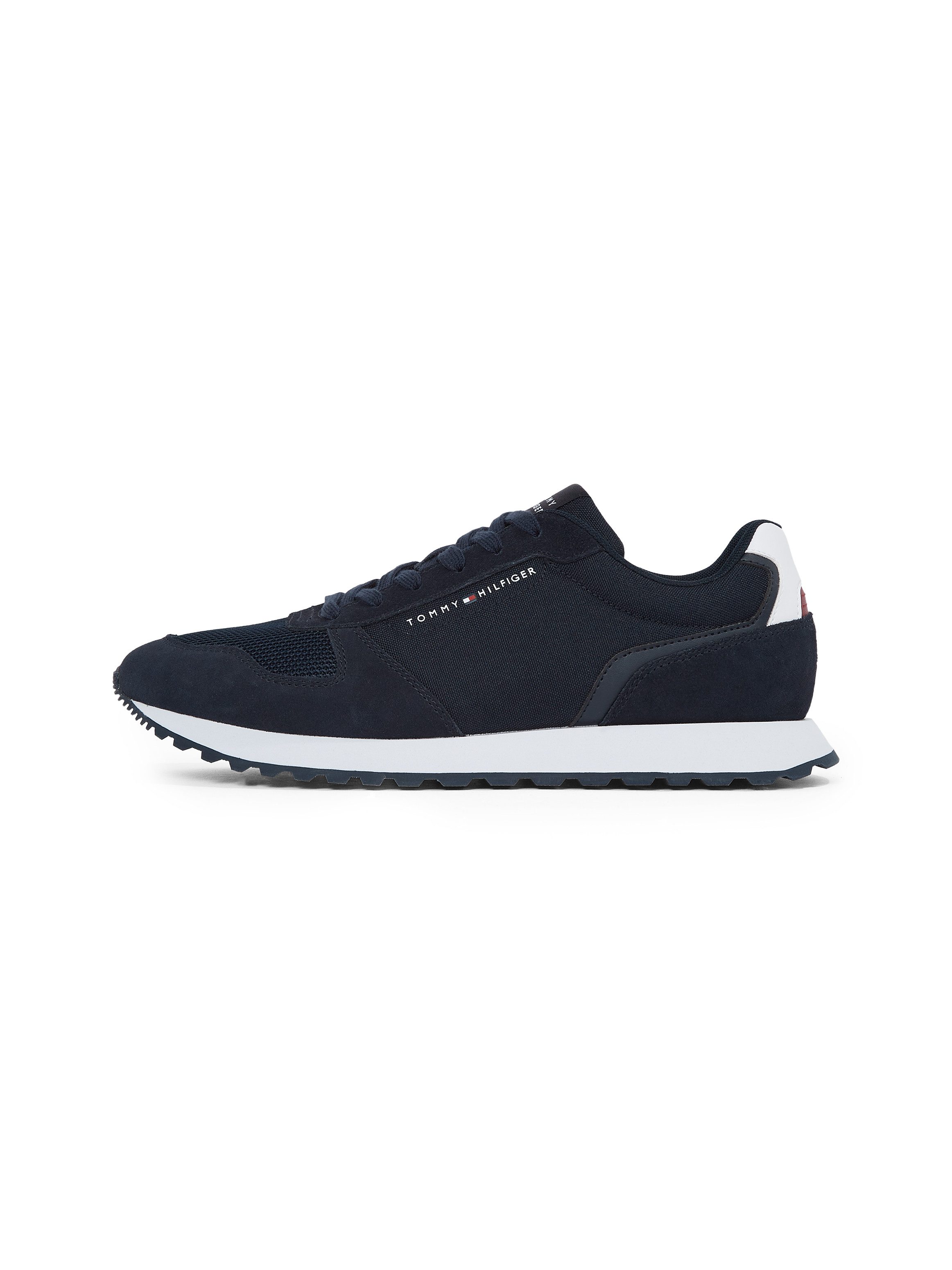 Tommy Hilfiger Sneakers NEW RUNNER EVA MIX FLAG , vrijetijdsschoen, halfschoen, veterschoen met gepolsterde schacht