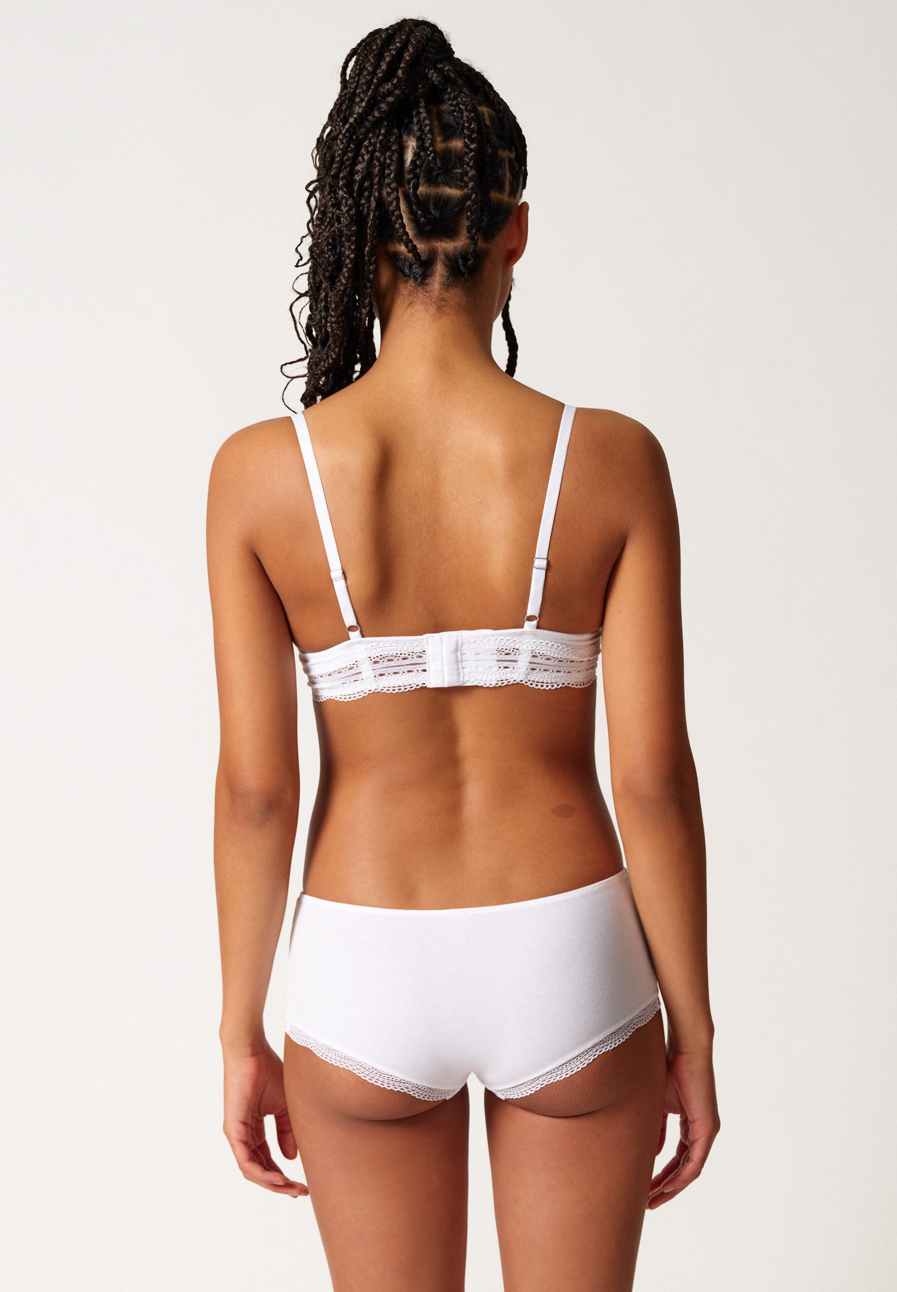 Skiny® Bh met steuncups Classicotton Fijne kant aan de onderborst