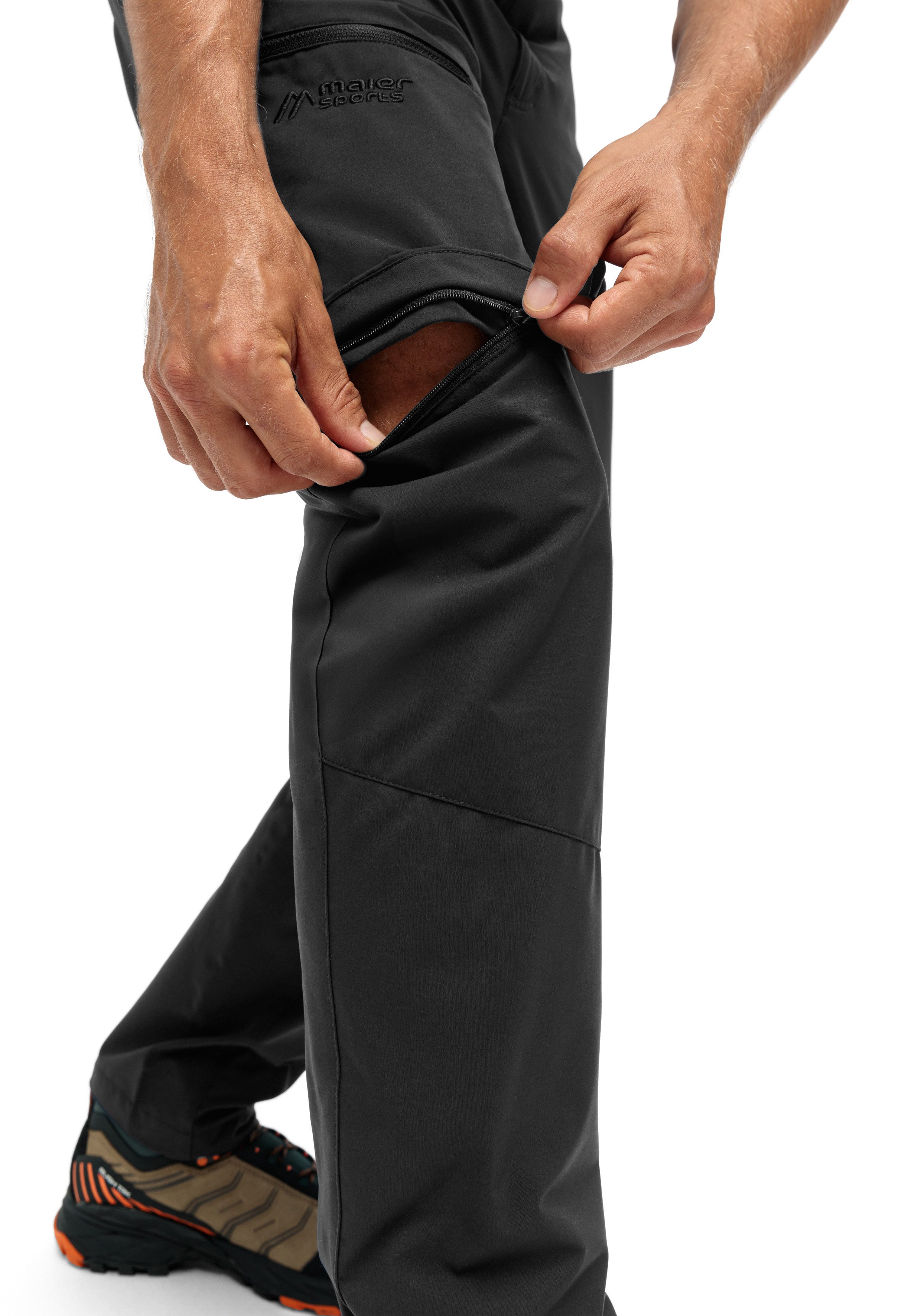 Maier Sports Outdoorbroek Tajo Zip Loop Heren wandelbroek, zip-off functionele broek, 4 zakken, regular fit