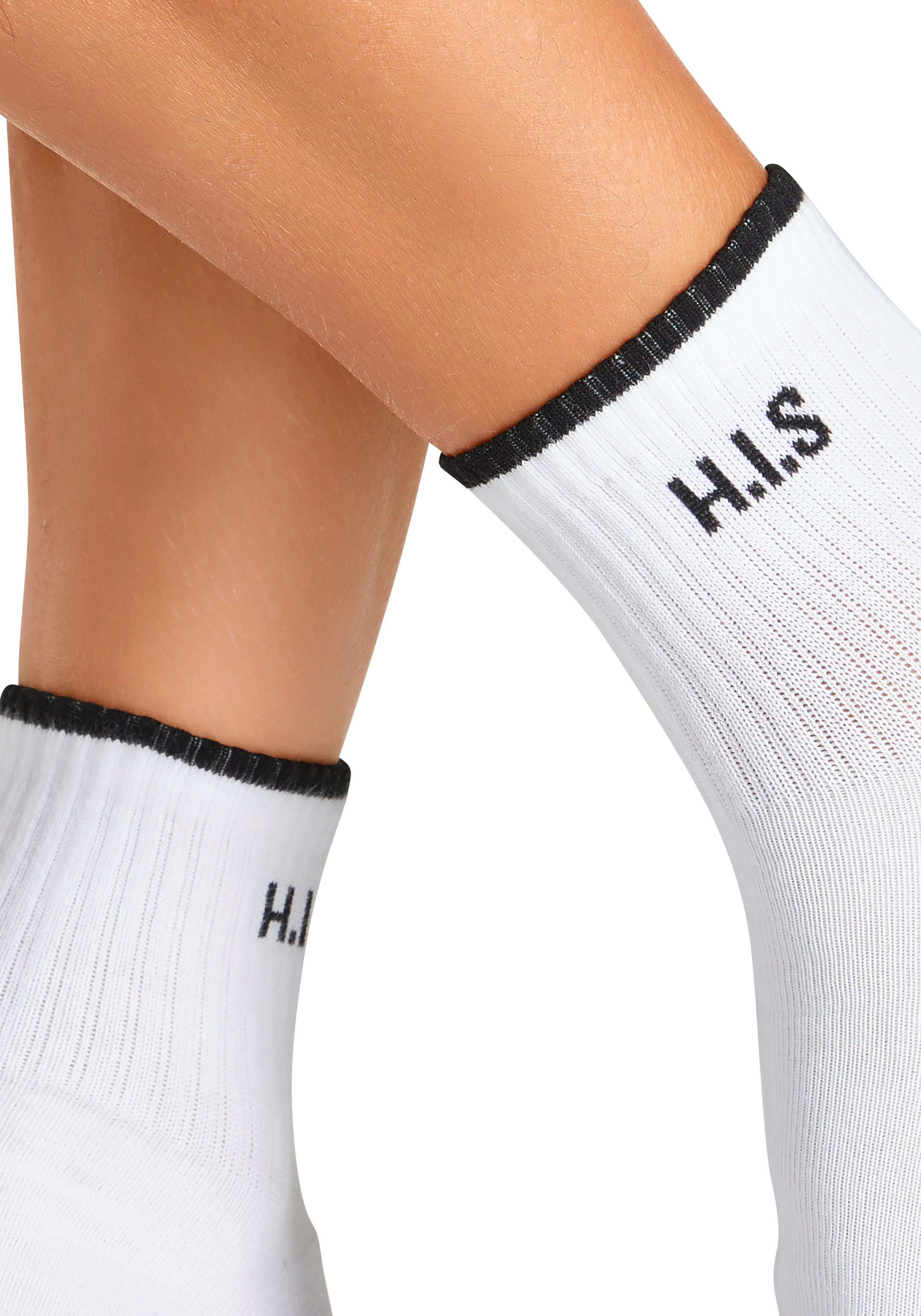 H.I.S Sportsokken Korte sokken met frotté & versterkte belastingzones (set, 6 paar)