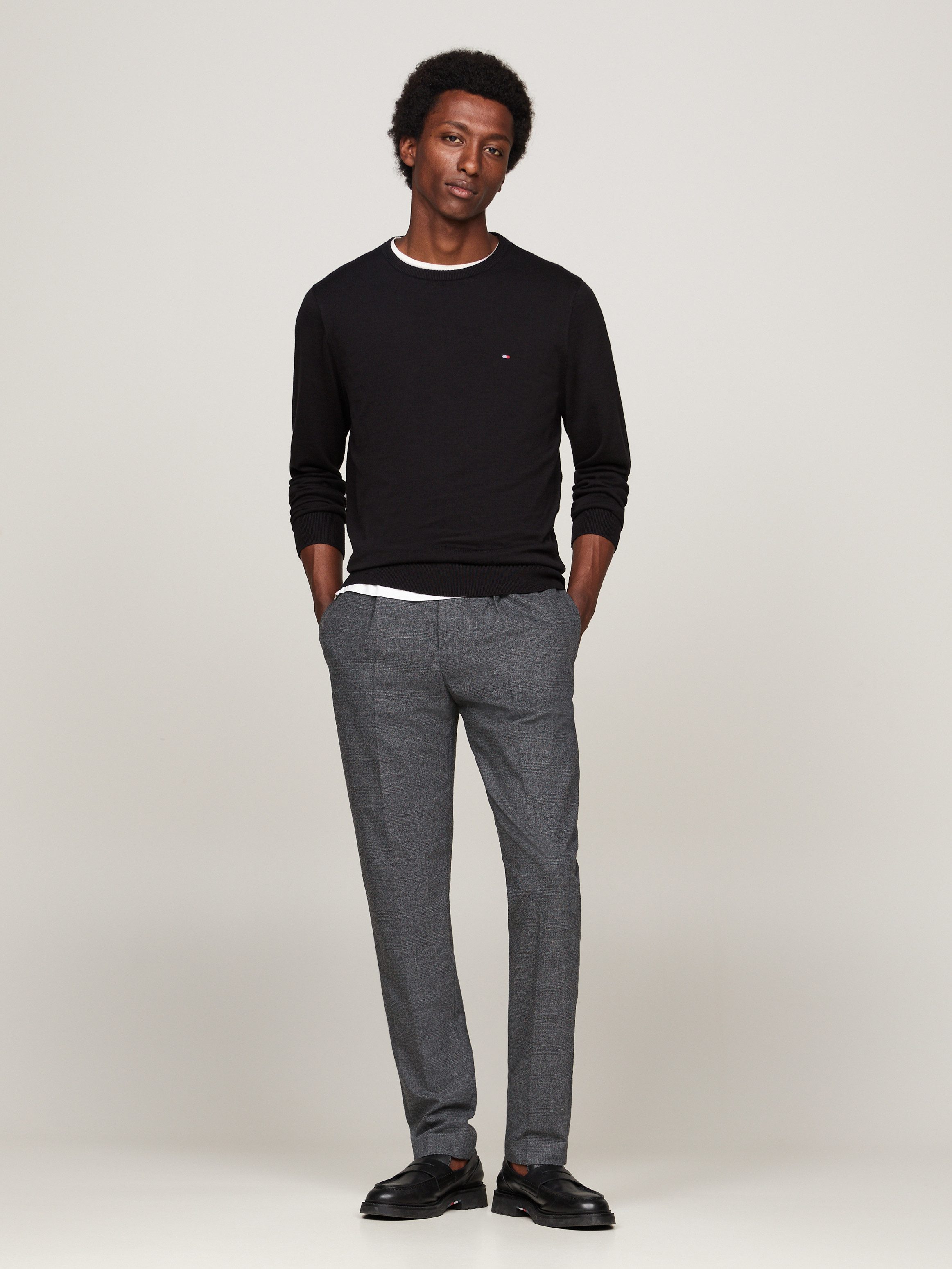 Tommy Hilfiger Trui met ronde hals ESSENTIAL COTTON CREW NECK