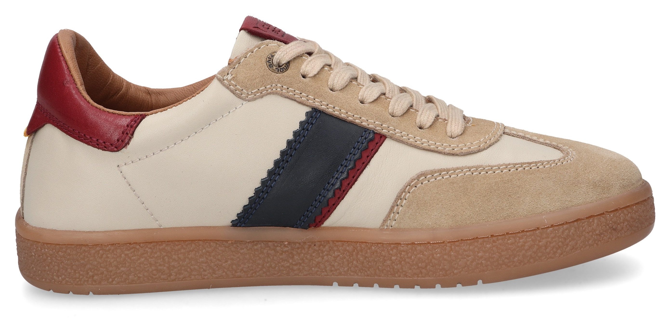 camel active Sneakers , veterschoen, retro sneaker, vrijetijdsschoen met logo-opdruk