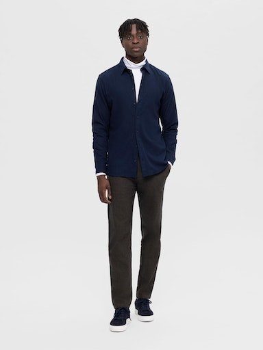 SELECTED HOMME Overhemd met lange mouwen SLHSLIMOWEN-FLANNEL SHIRT LS NOOS