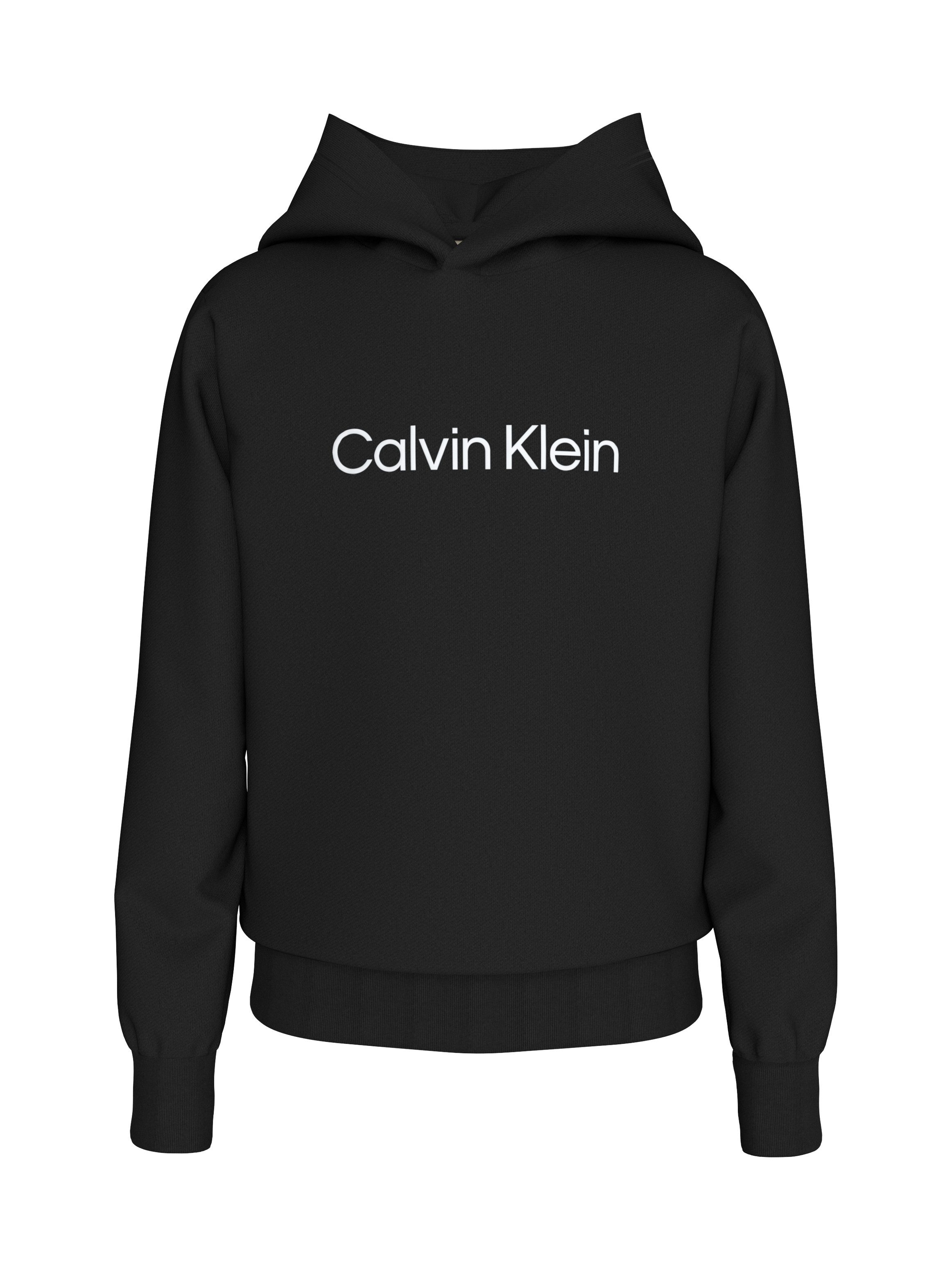 Calvin Klein Hoodie INST. LOGO REG. TERRY HOODIE voor kinderen tot 16 jaar en met logo-opdruk