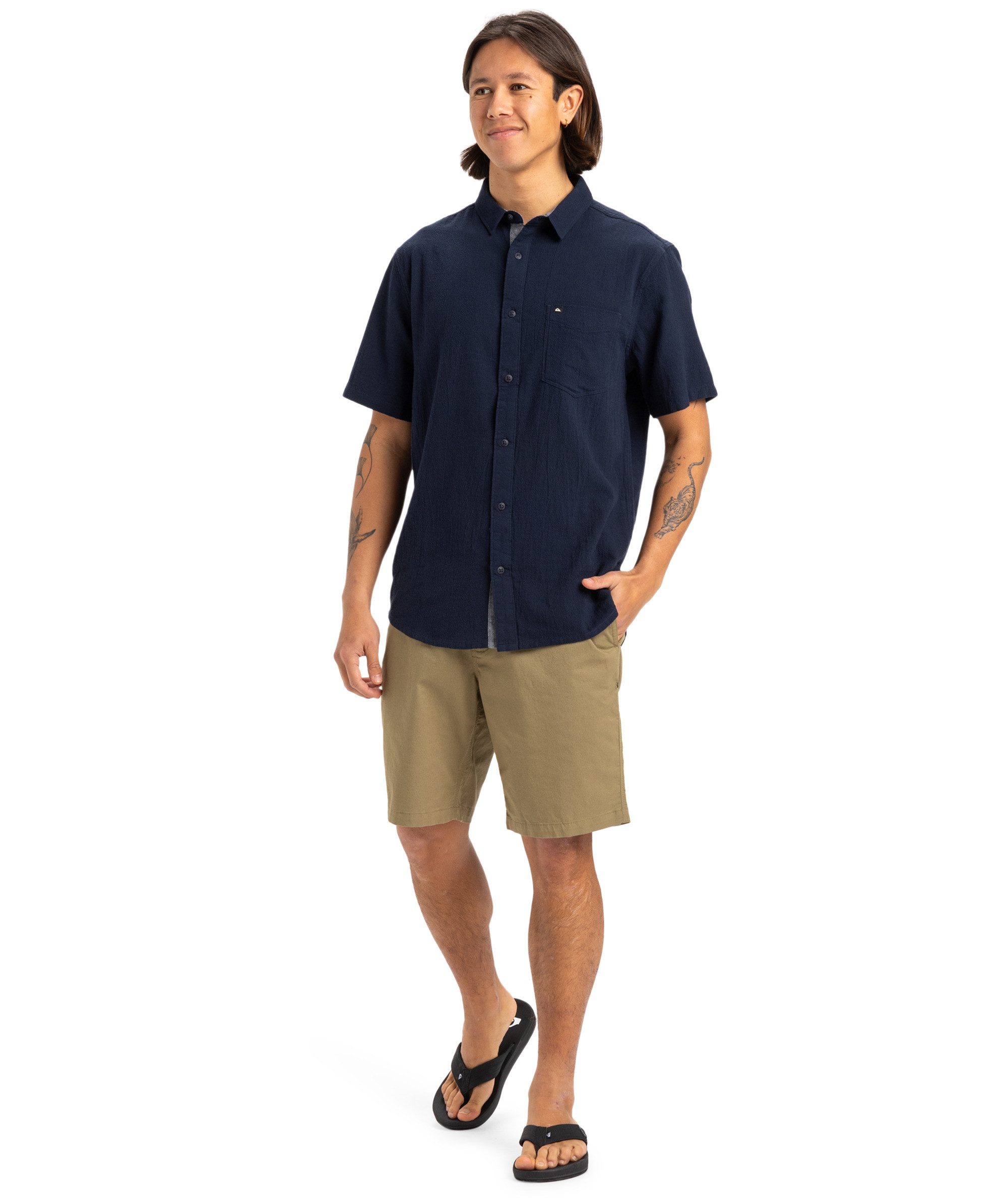 Quiksilver Overhemd met korte mouwen Time Box (1-delig)