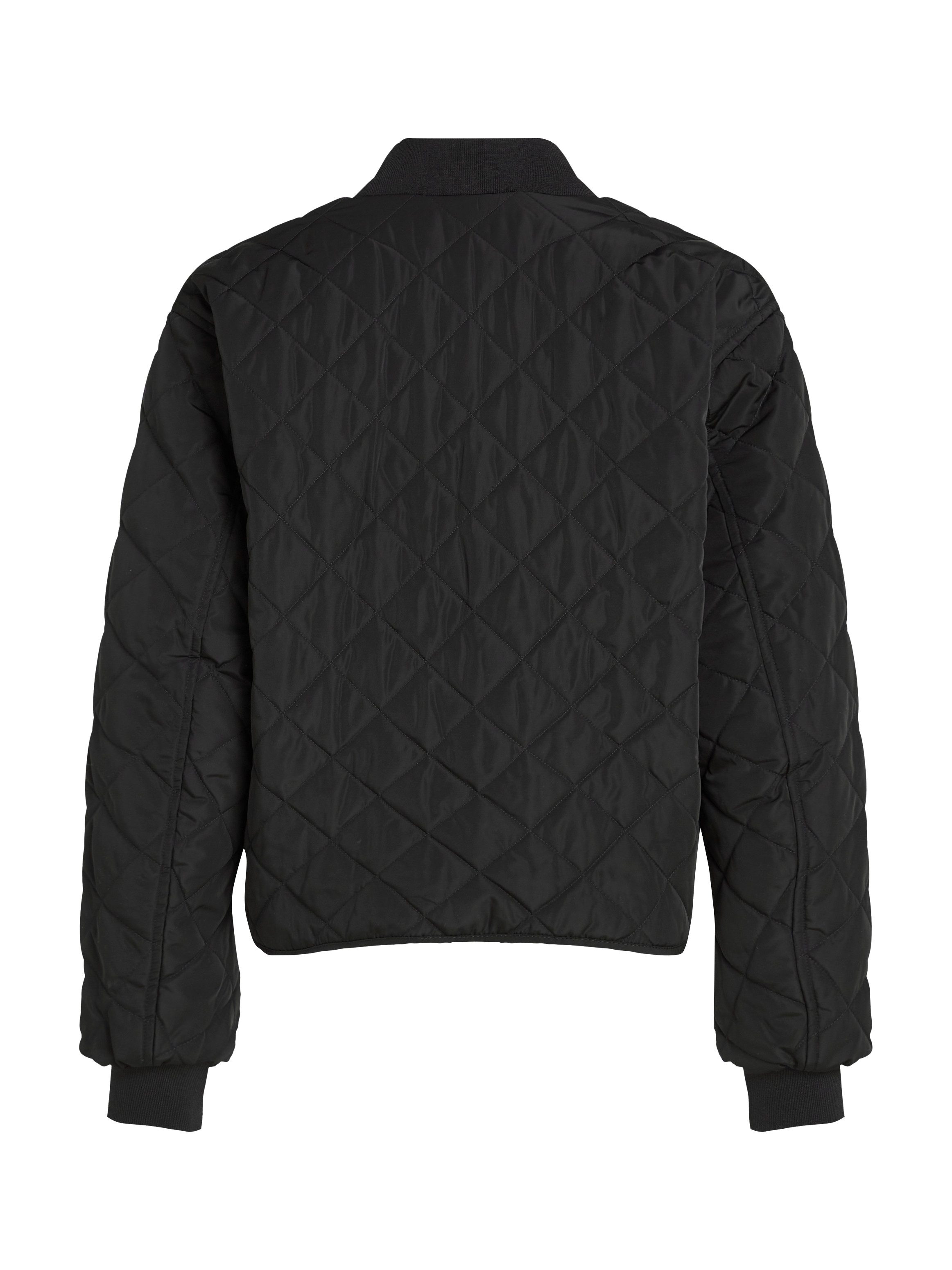Calvin Klein Bomberjack LW QUILTED JACKET met logoprint met steppatroon