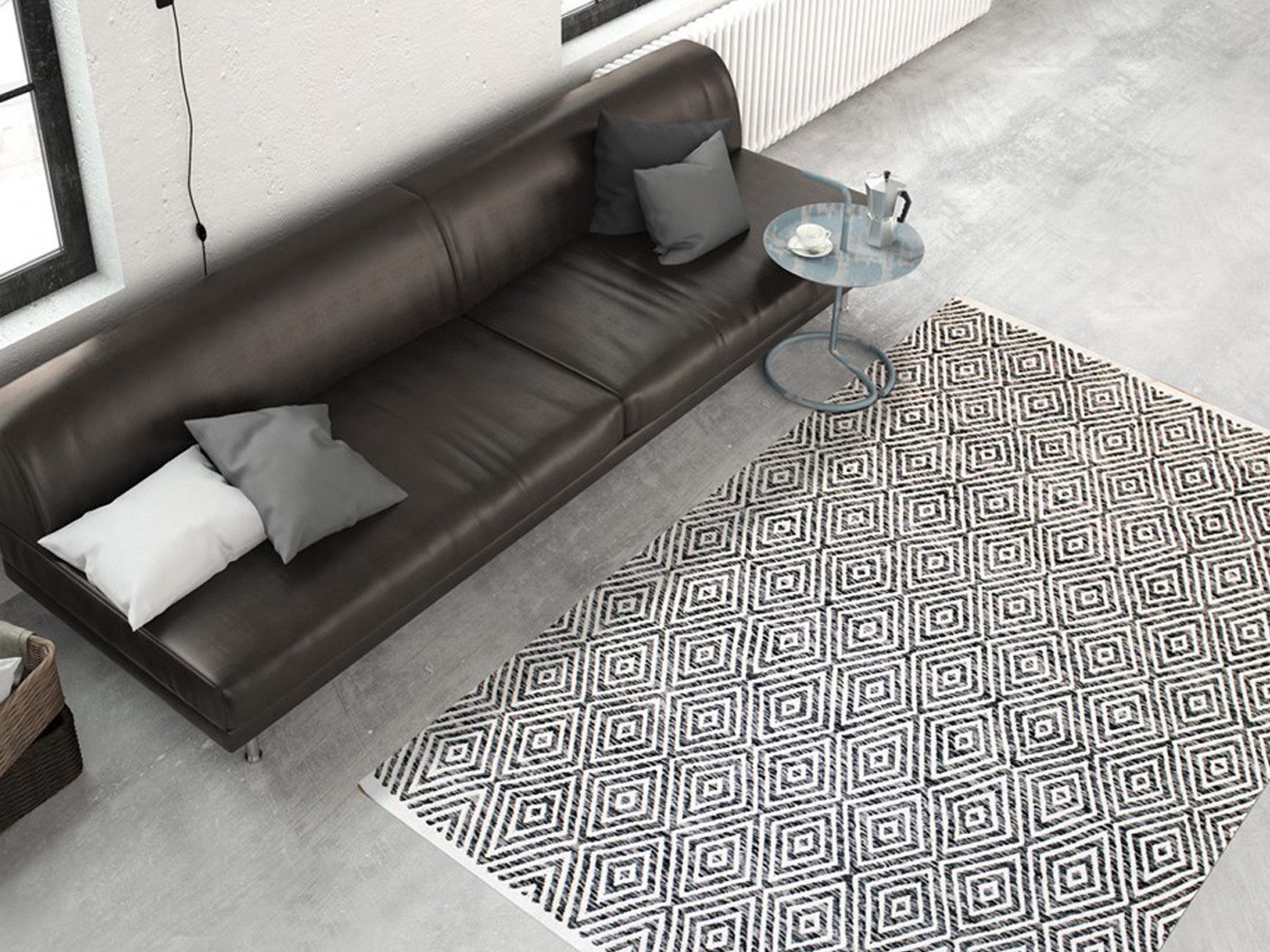 calo-deluxe Vloerkleed Luba 333 puur katoen, woonkamer