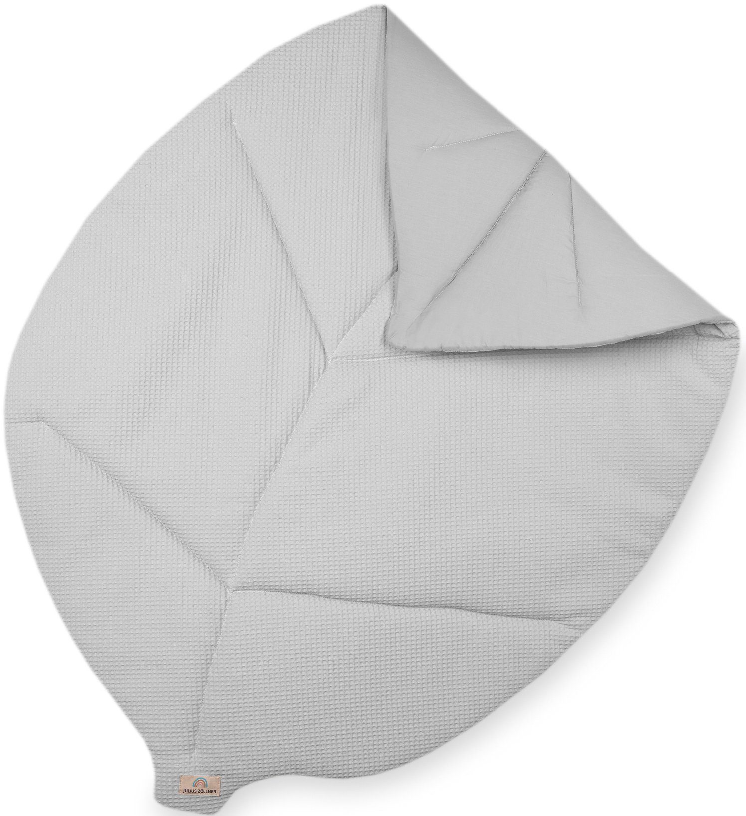 Zöllner Boxkleed Blad wafelpiqué, Light grey