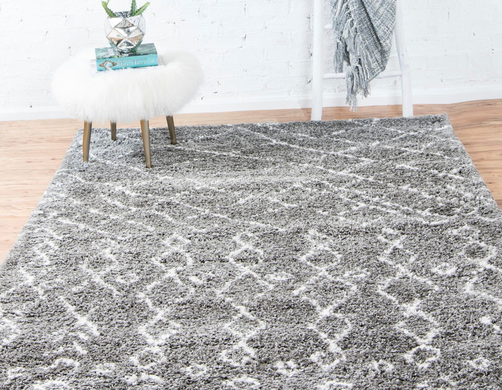 Myflair Möbel & Accessoires Hoogpolig vloerkleed Temara shag voorraadopruiming geweven, scandi design, ideaal in de woonkamer & slaapkamer
