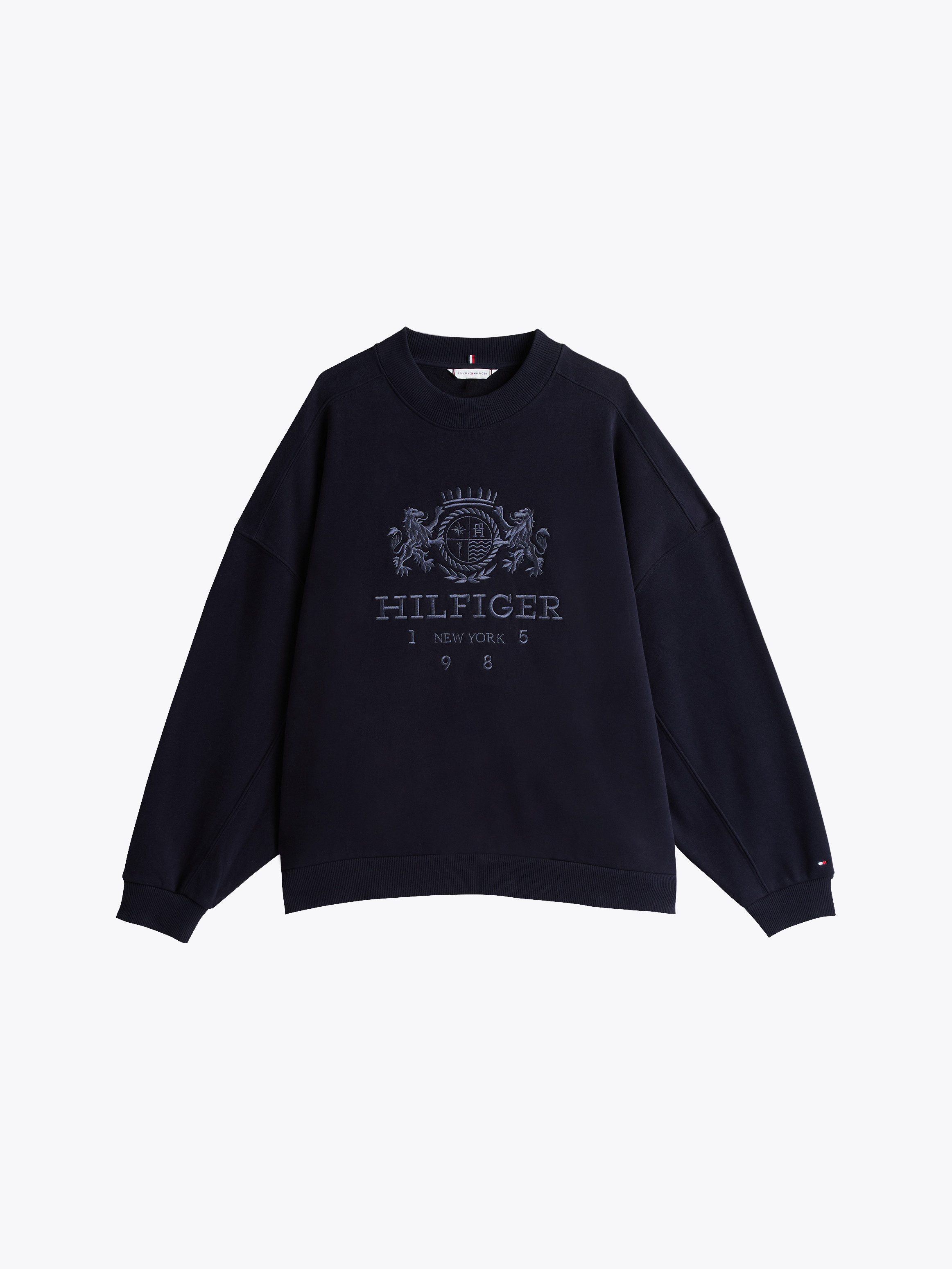 Tommy Hilfiger Curve Sweatshirt CRV RLX VARSITY CREST SWTSHRT