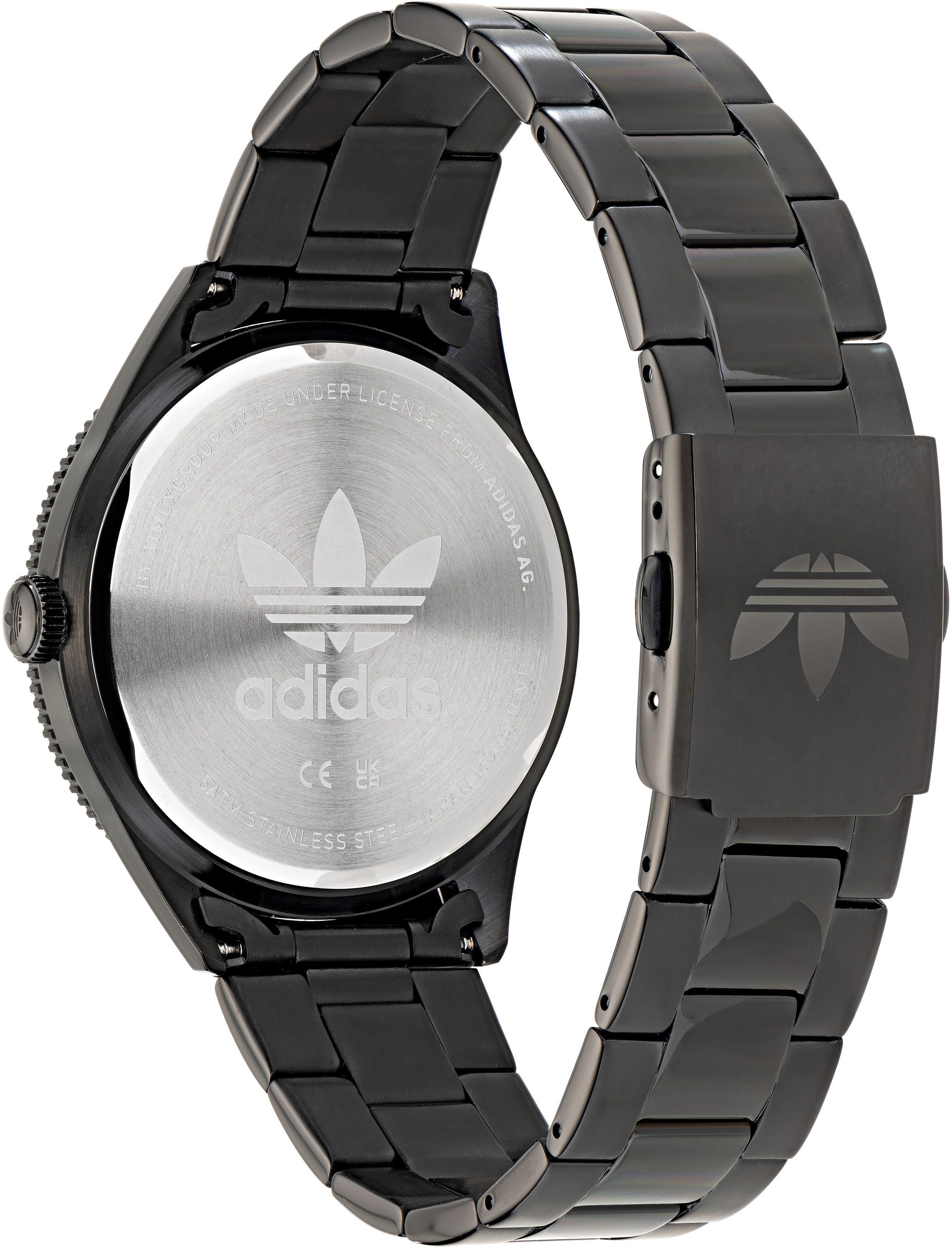 adidas Originals Kwartshorloge EDITION THREE Horloge, herenhorloge, dameshorloge, stalen armband
