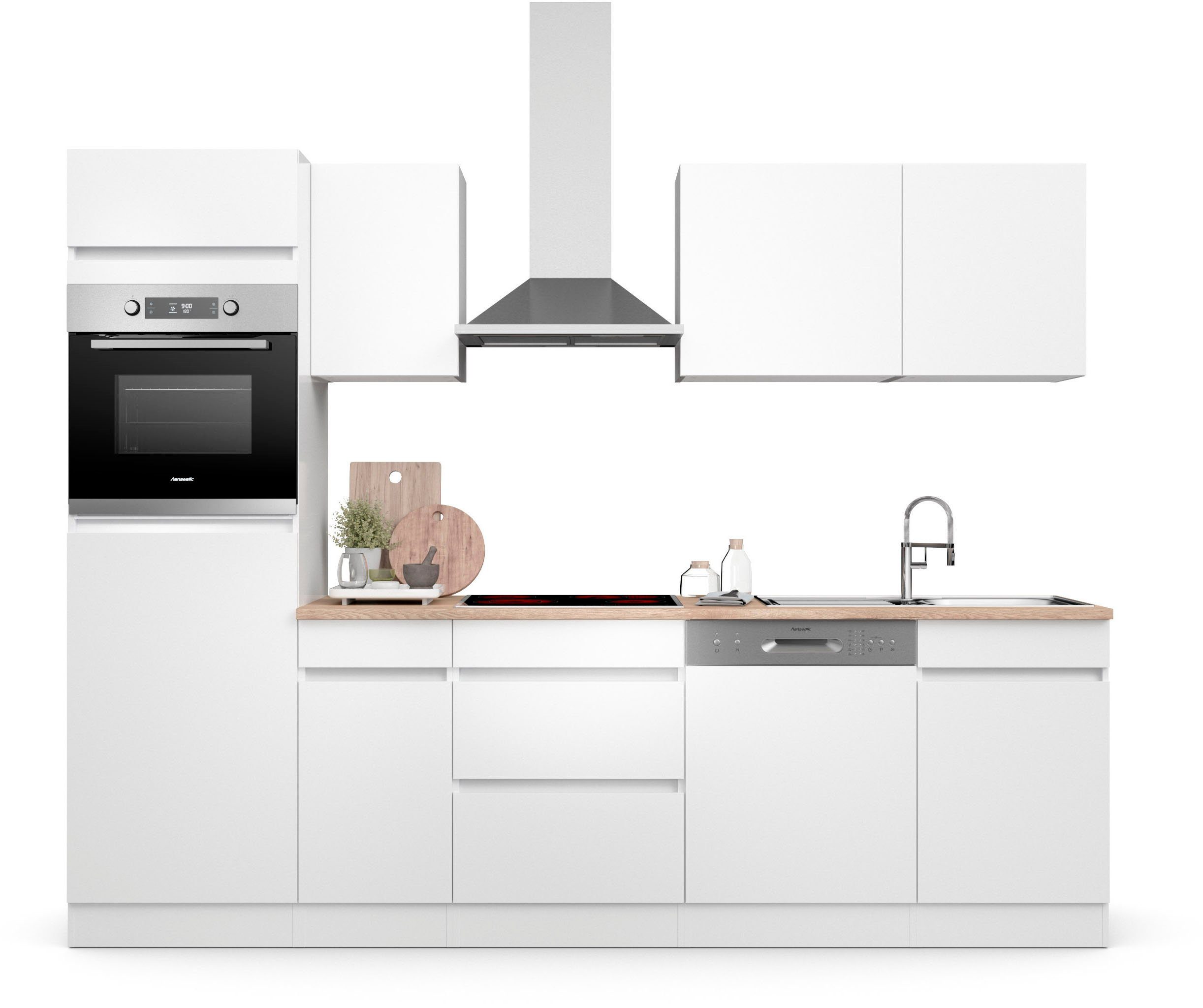 OPTIFIT Keuken Safeli Breedte 270 cm, naar keuze met of zonder Hanseatic elektrische apparaten