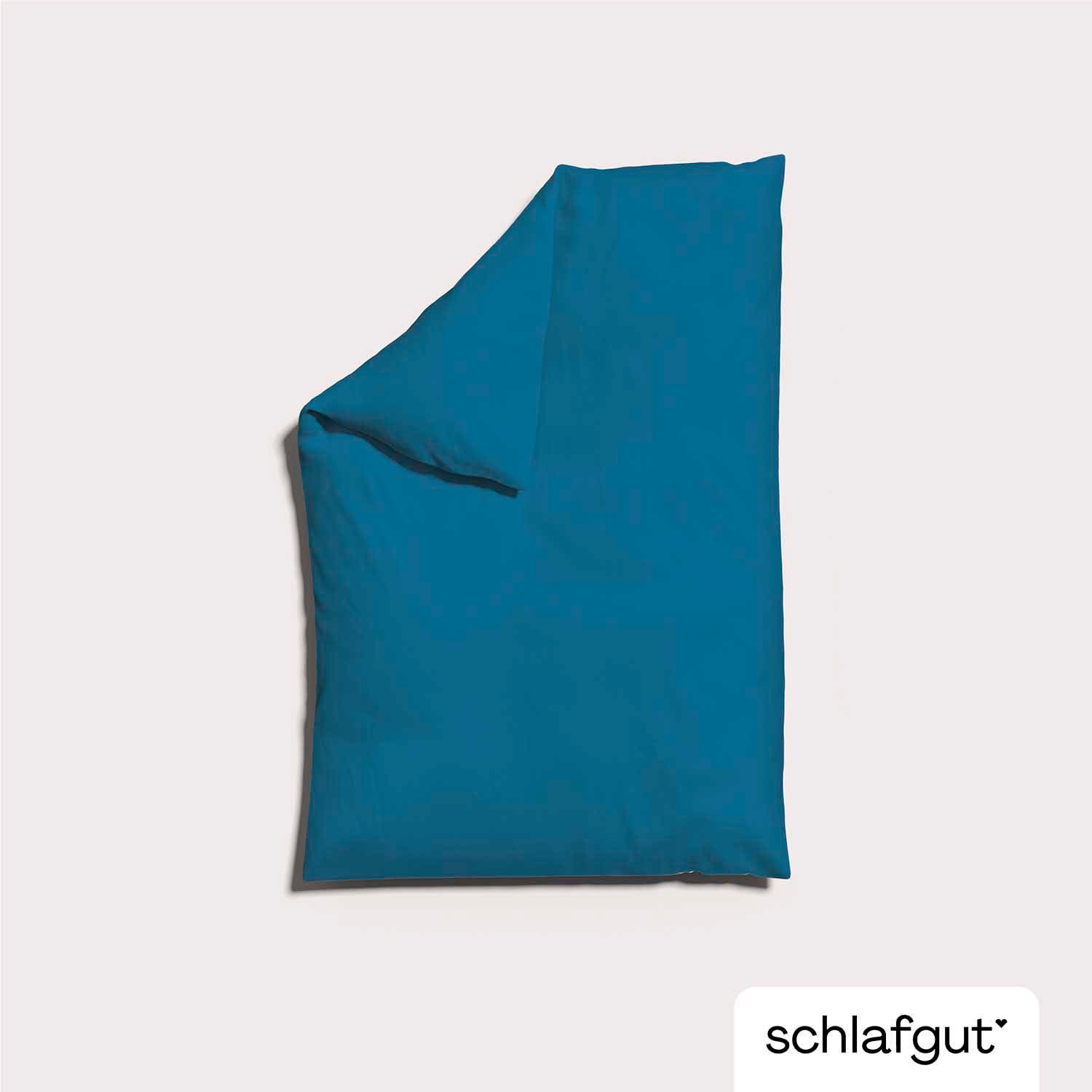 Schlafgut Dekbedovertrek Woven Satin bijzonder dicht geweven, mix & match: bijpassende kussenhoes verkrijgbaar (1 stuk)