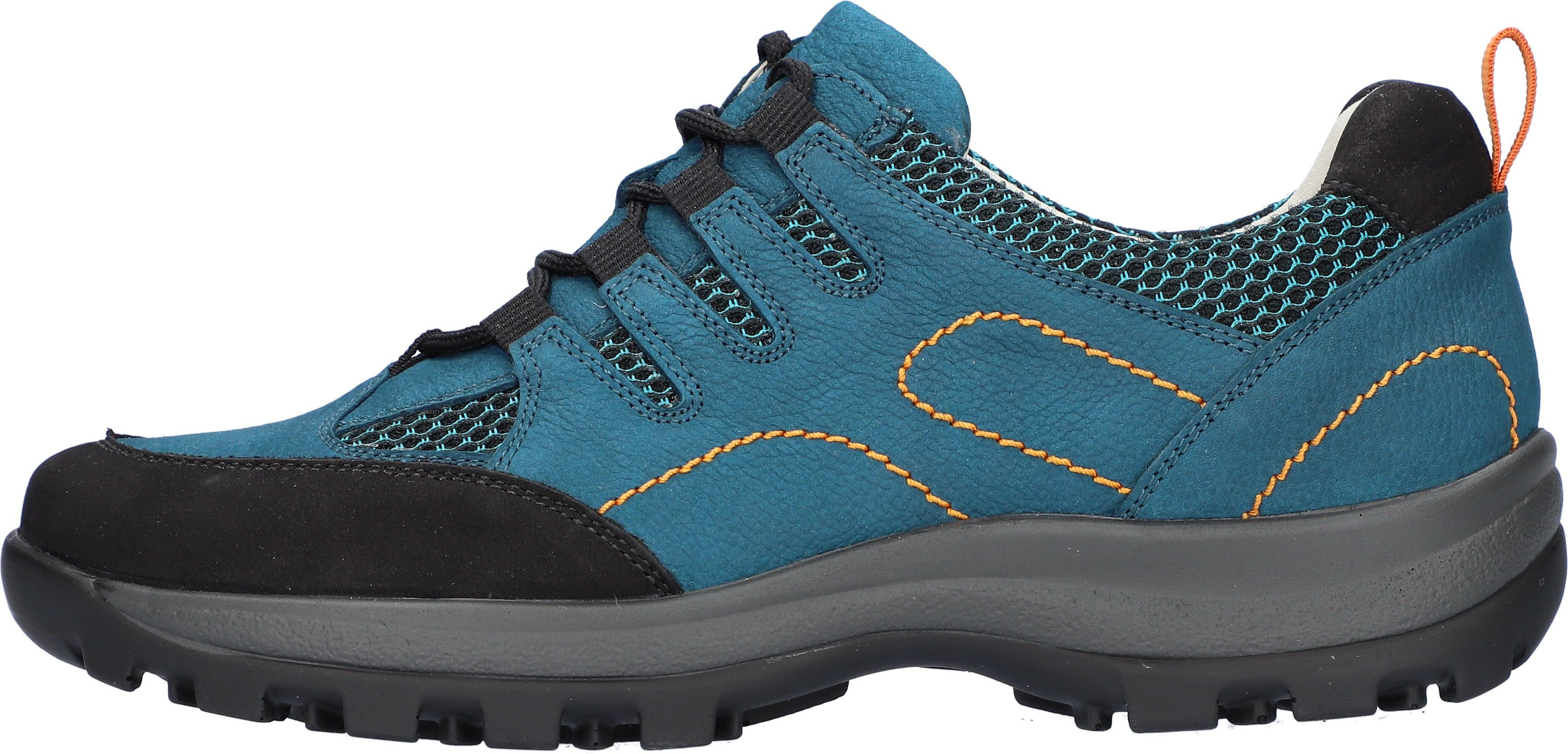 Waldläufer Veterschoenen Holly , vrijetijdsschoen, lage schoen, outdoorschoen met profielzool, h-breedte