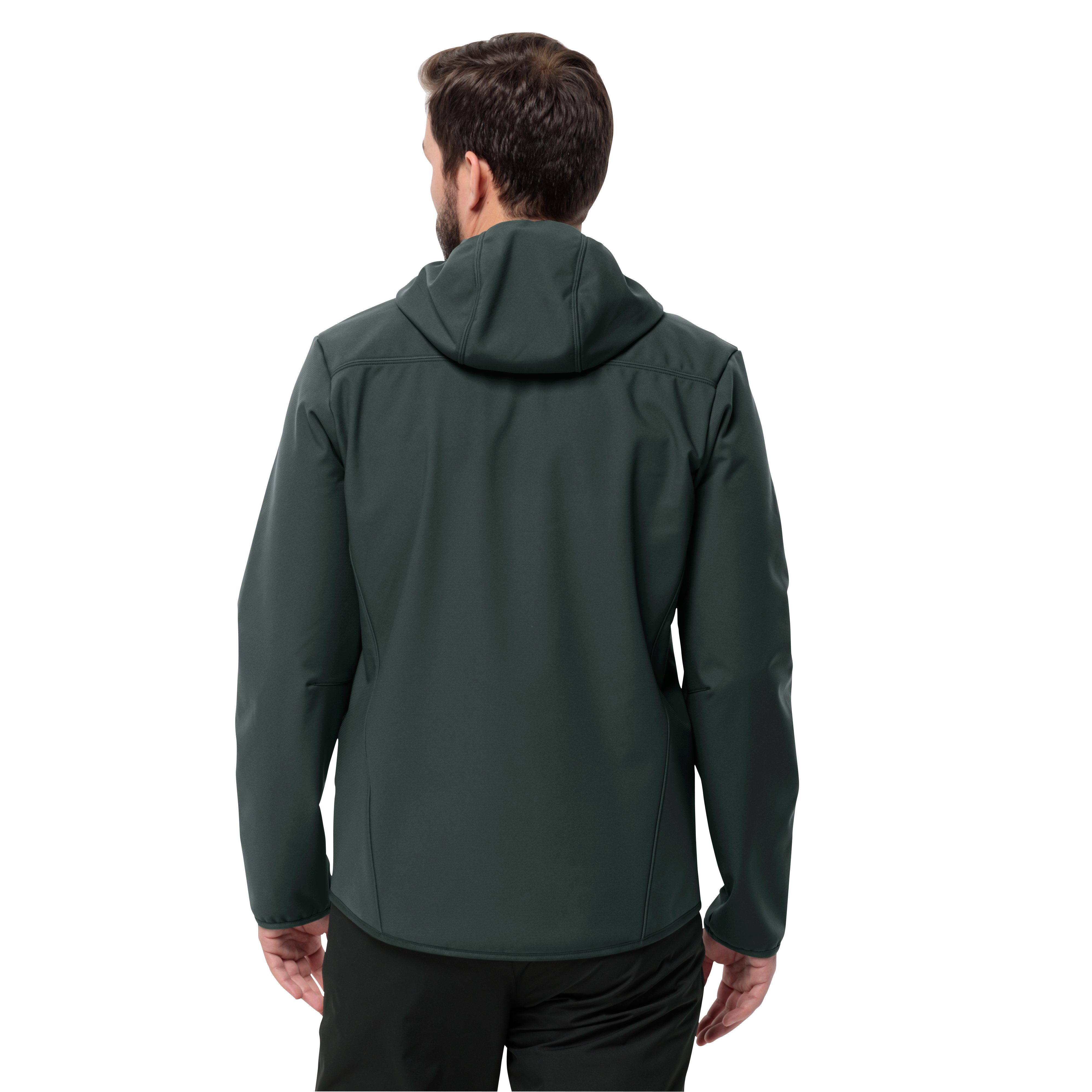 Jack Wolfskin Softshell-jack BORNBERG HOODY winddicht, waterafstotend
