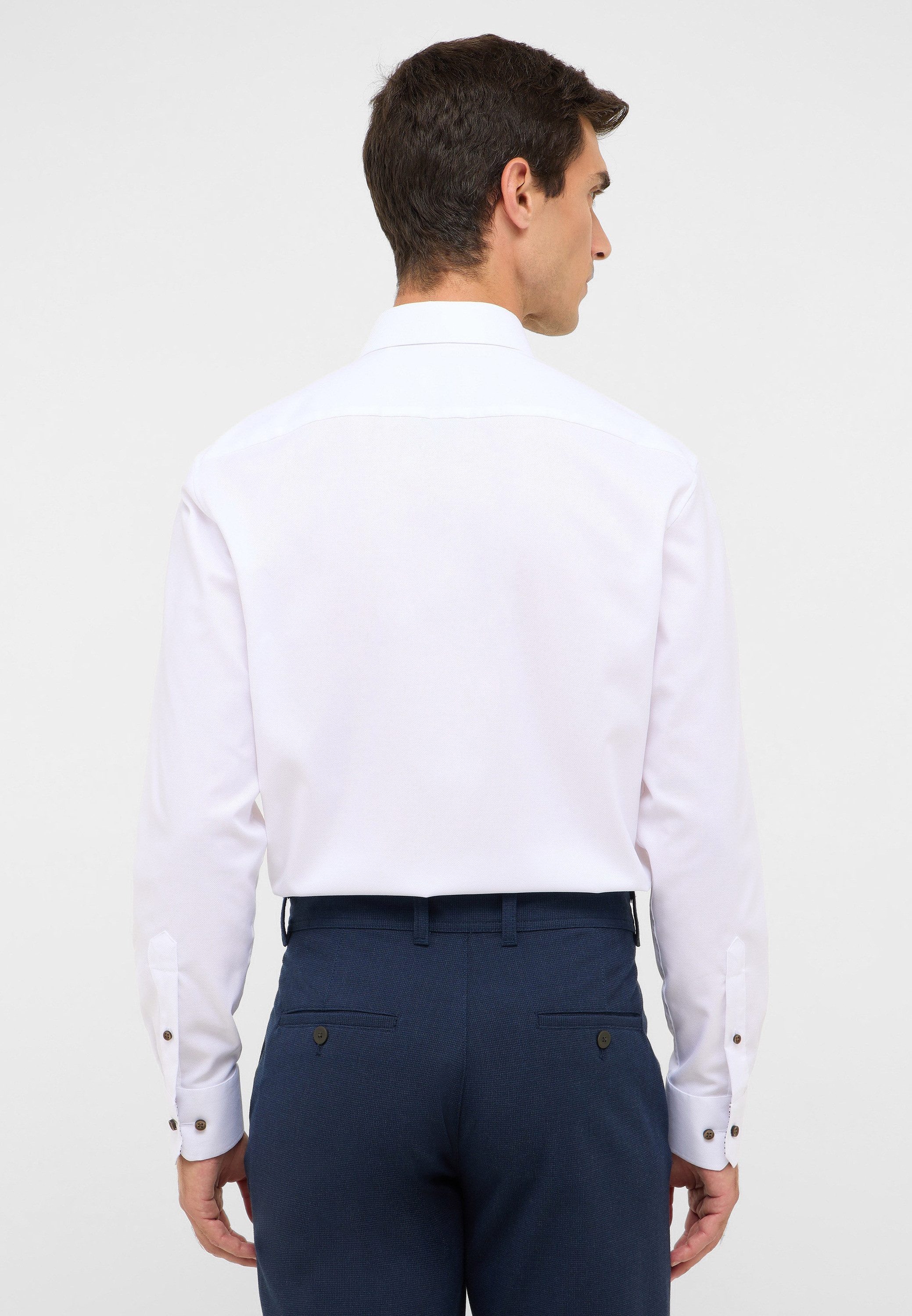 Eterna Overhemd met lange mouwen MODERN FIT NON IRON (strijkvrij)