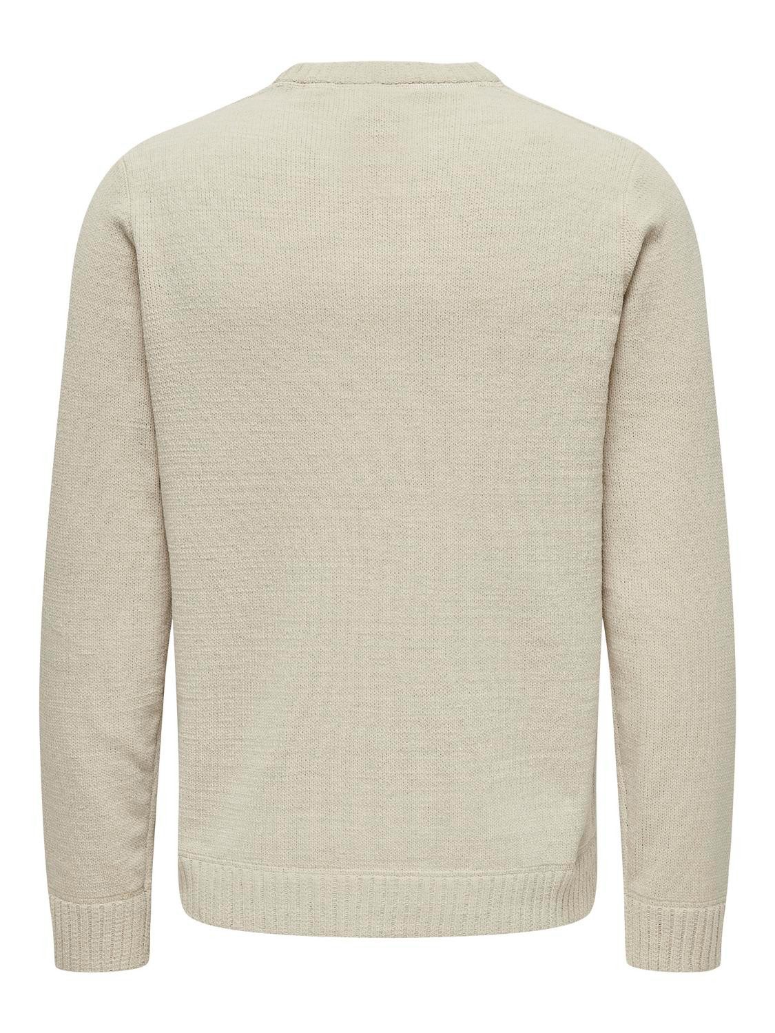ONLY & SONS Gebreide trui ONSETHAN LIFE REG 7 CREW KNIT
