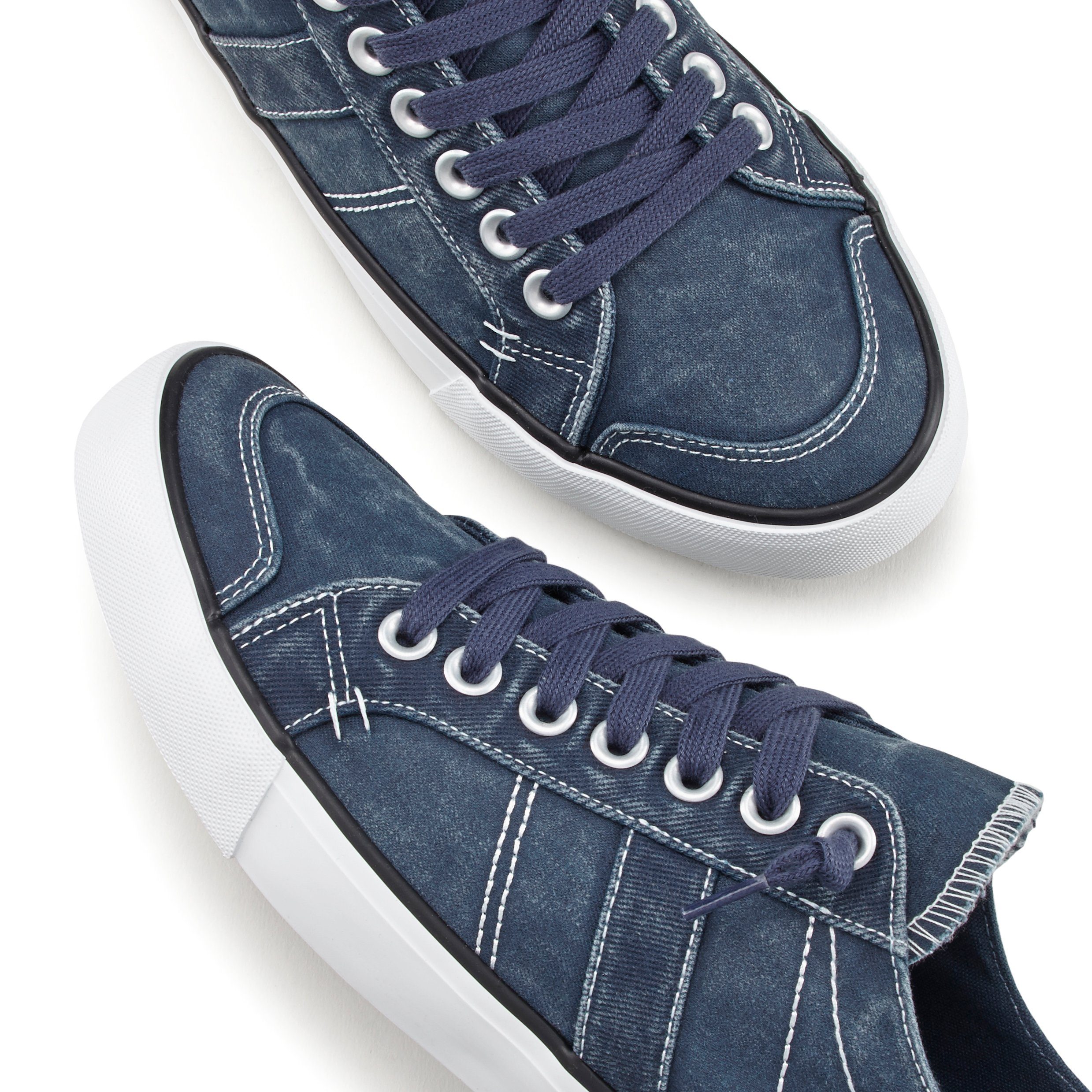 AUTHENTIC LE JOGGER Sneakers Veterschoen uit hoogwaardig canvas, lage schoenen, casual schoenen, slippers vegan