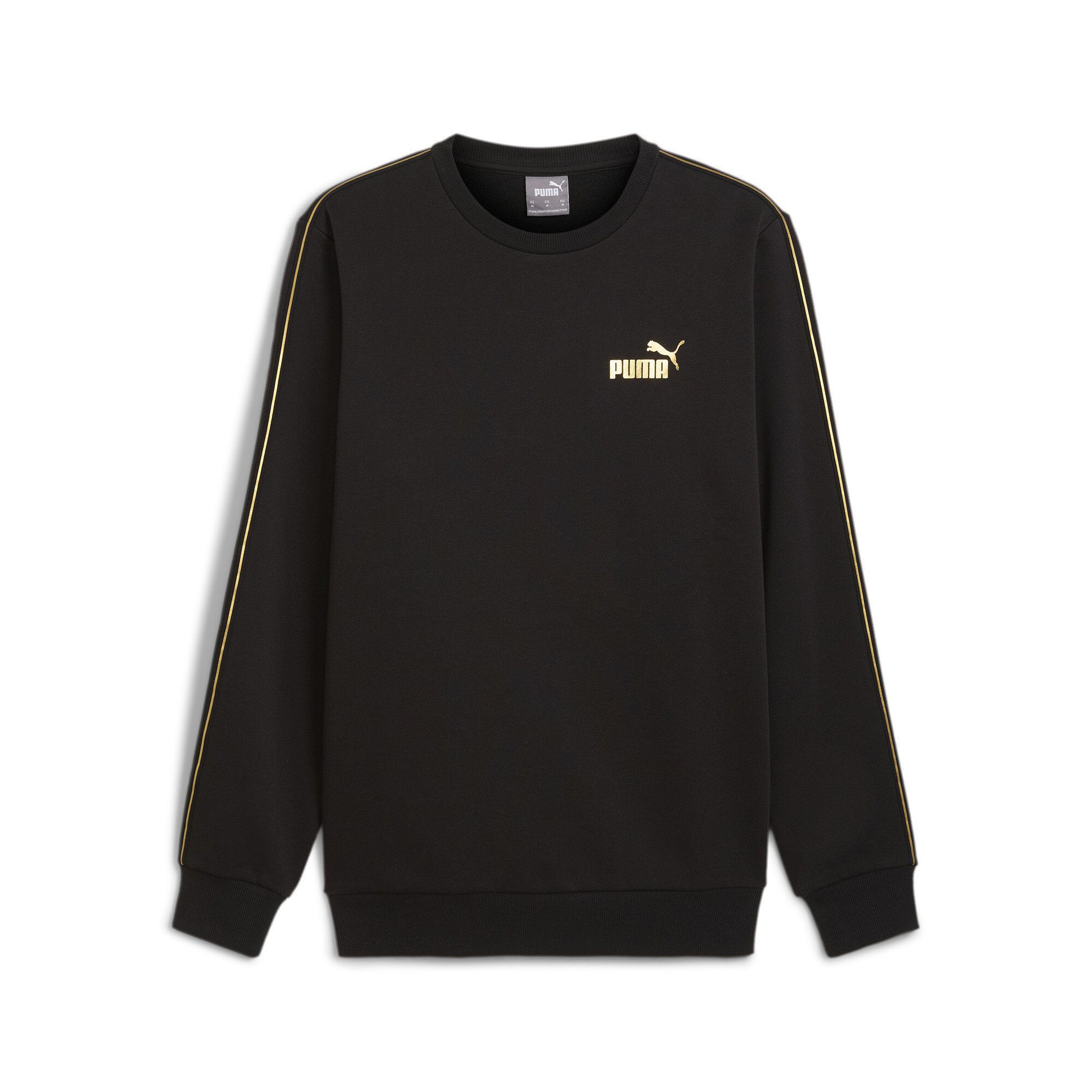 PUMA Shirt met lange mouwen ESS TAPE MINIMAL GOLD CREW FL