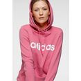 adidas performance sweatshirt essentials logo hoodie roze