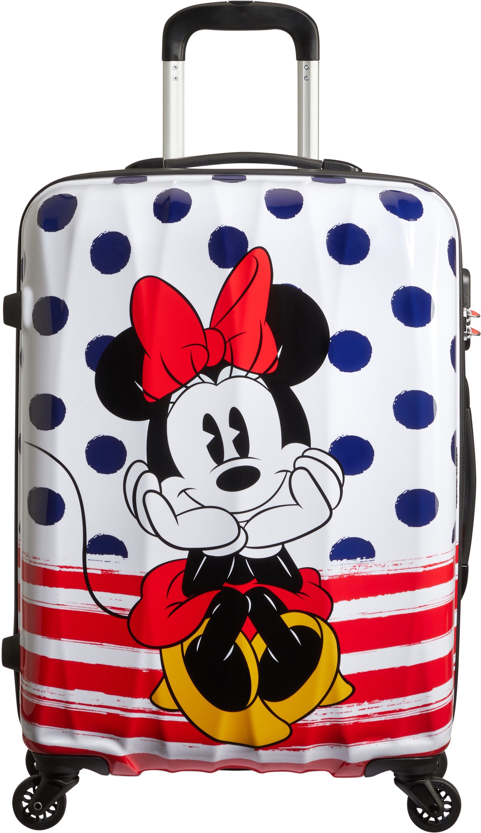 American Tourister Hardshell-trolley Disney Legends Minnie Blue Dots 65 cm