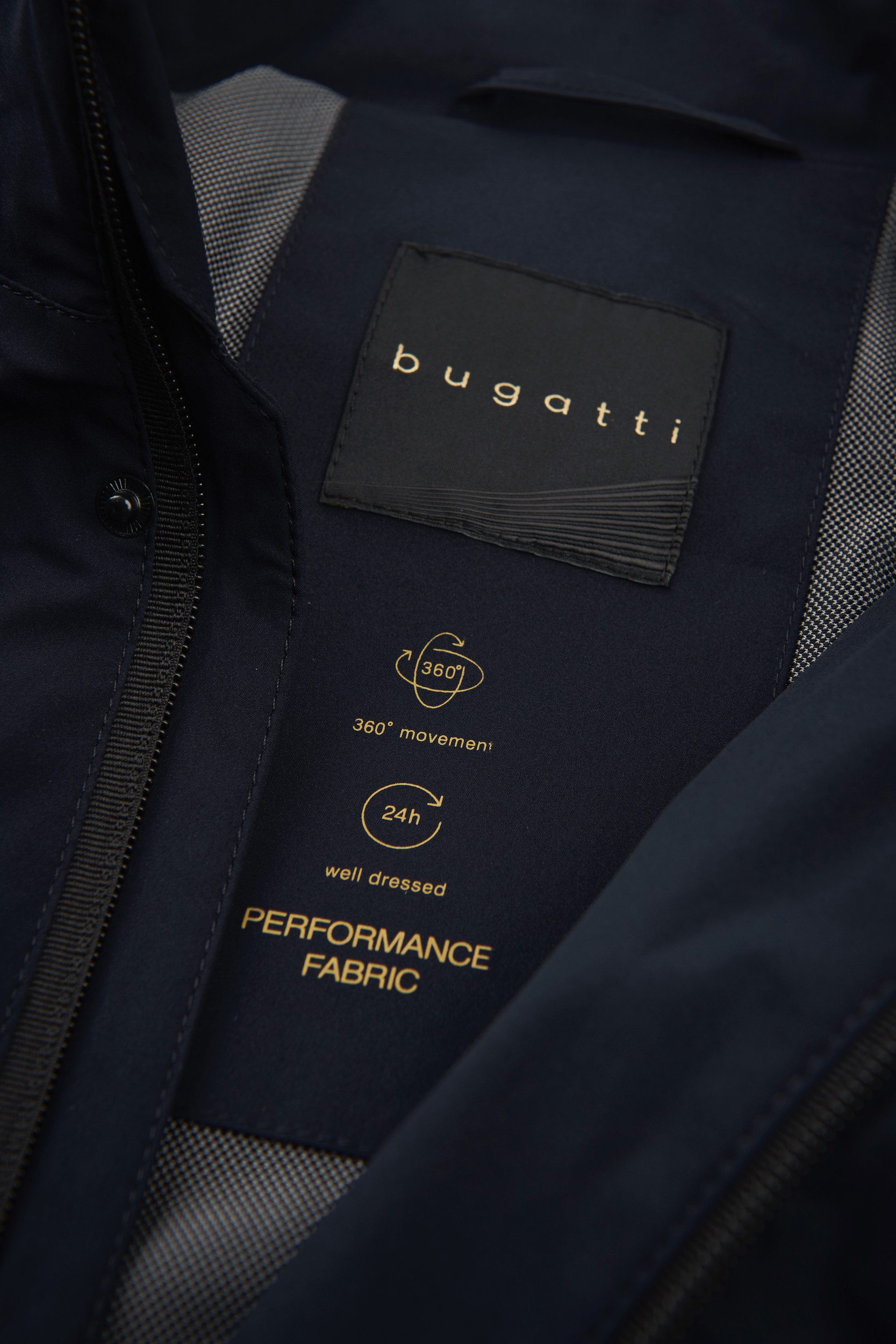 Bugatti Lang jack met opstaande kraag