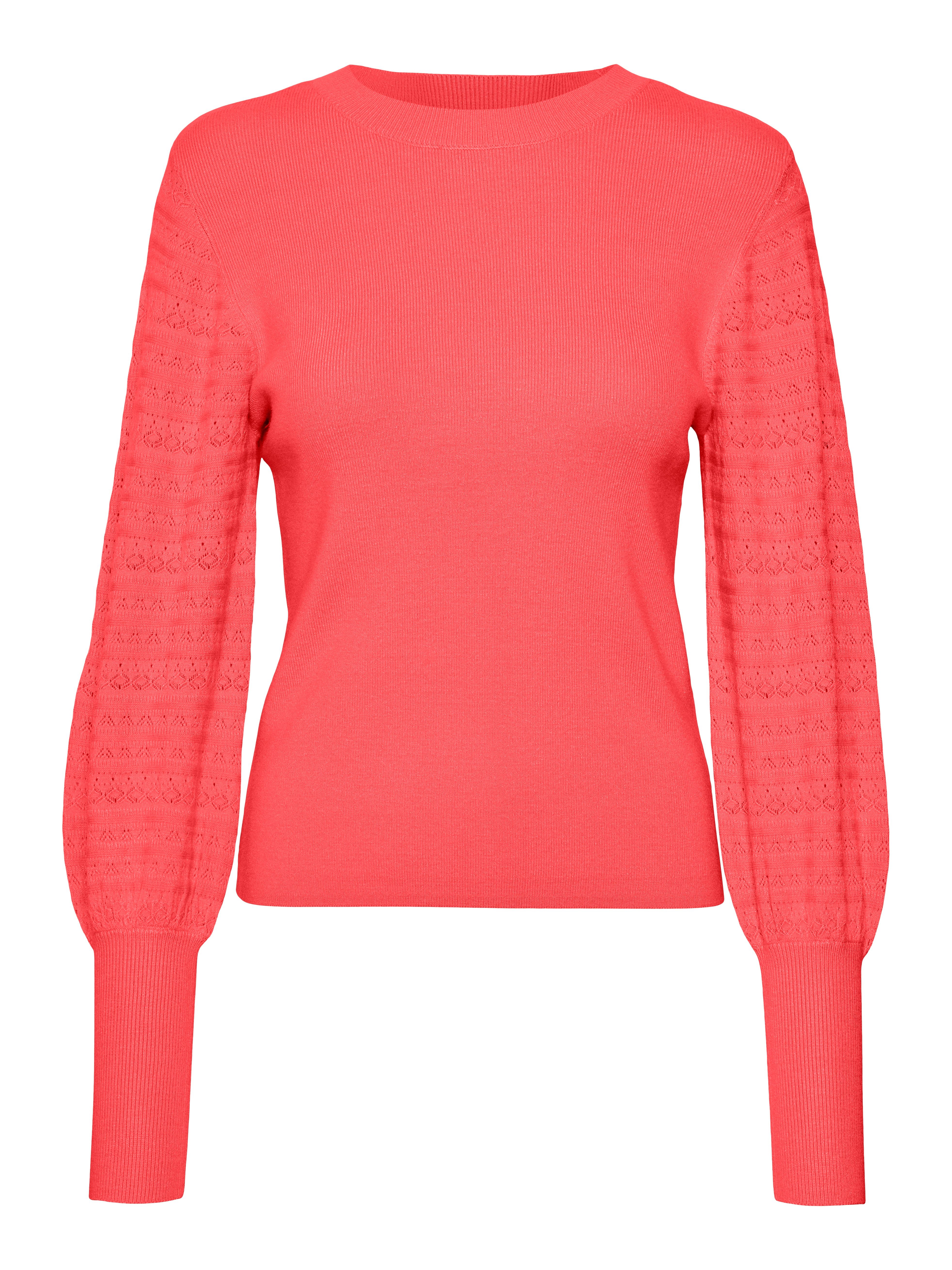 Vero Moda Gebreide trui VMHOLLYPOINTELLE LS O-NCK PULLOVE GA BOO
