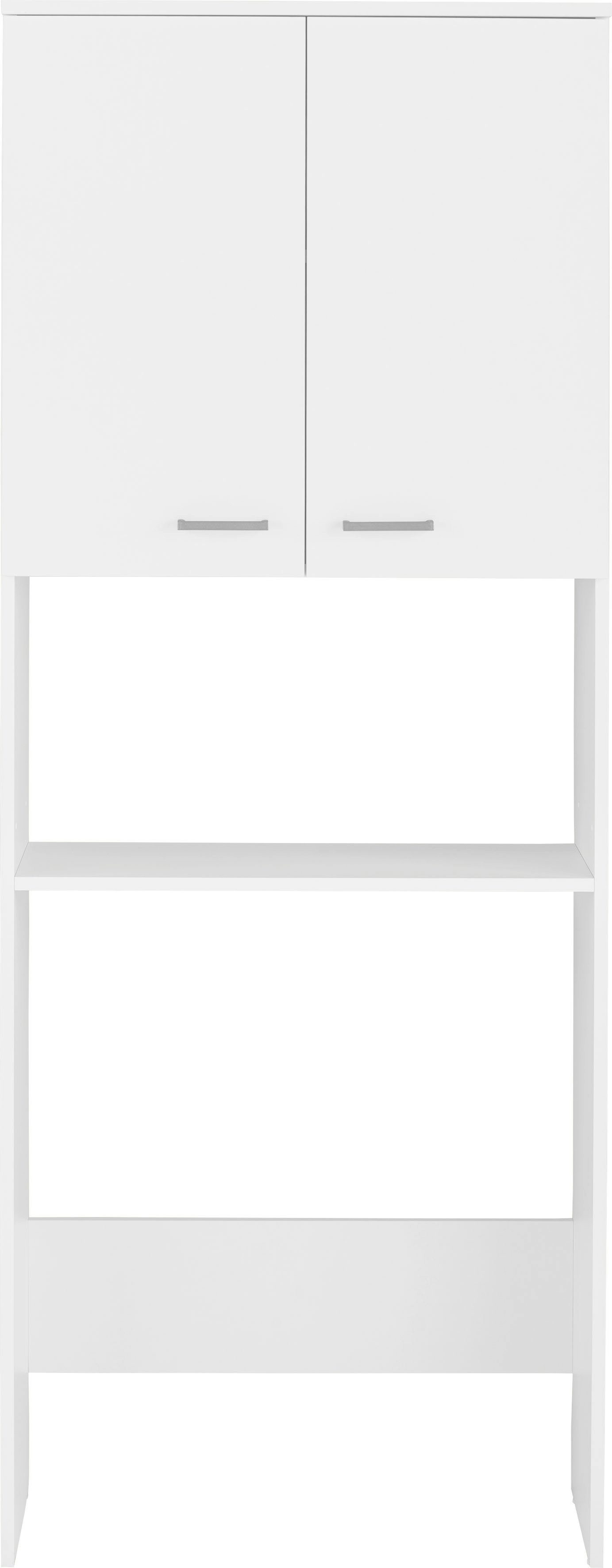 Schildmeyer Kast voor wasmachine Mobes, Made in Germany Breedte x hoogte: 70,3x188,6 cm, bergruimte in rekvak en achter dubbele deur